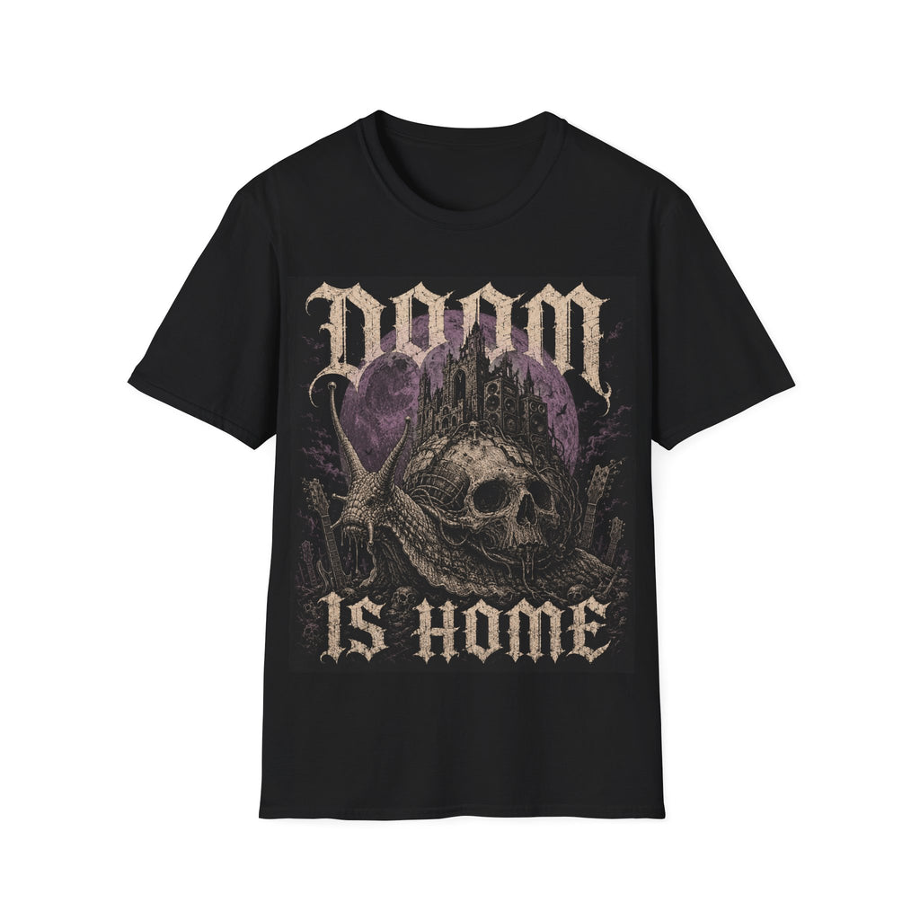 Doom Is Home Gothic Skull T-Shirt