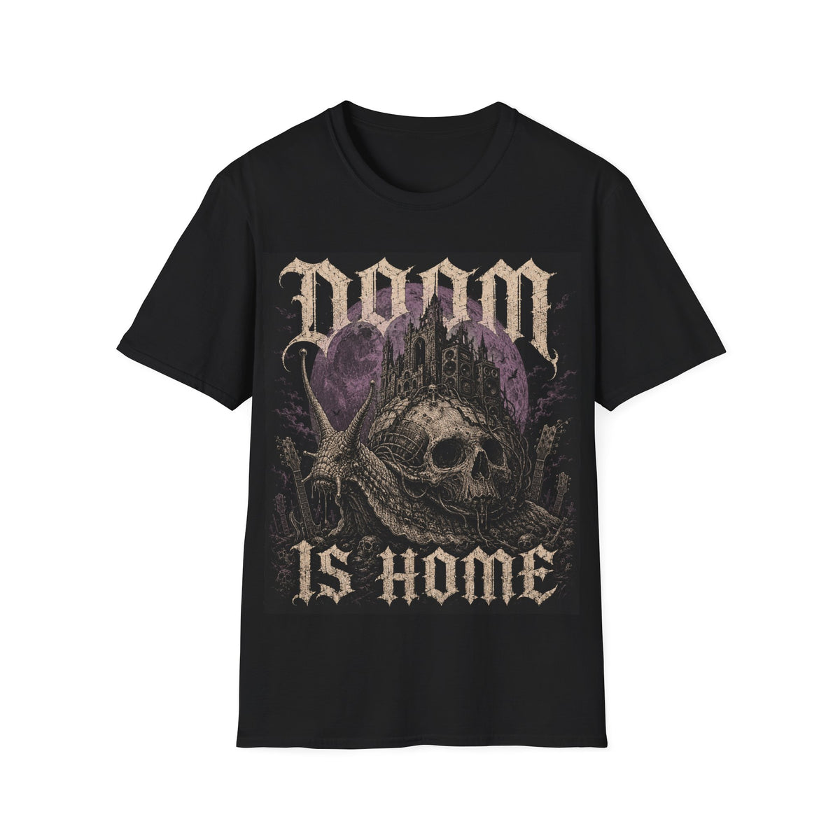 Doom Is Home Gothic Skull T-Shirt