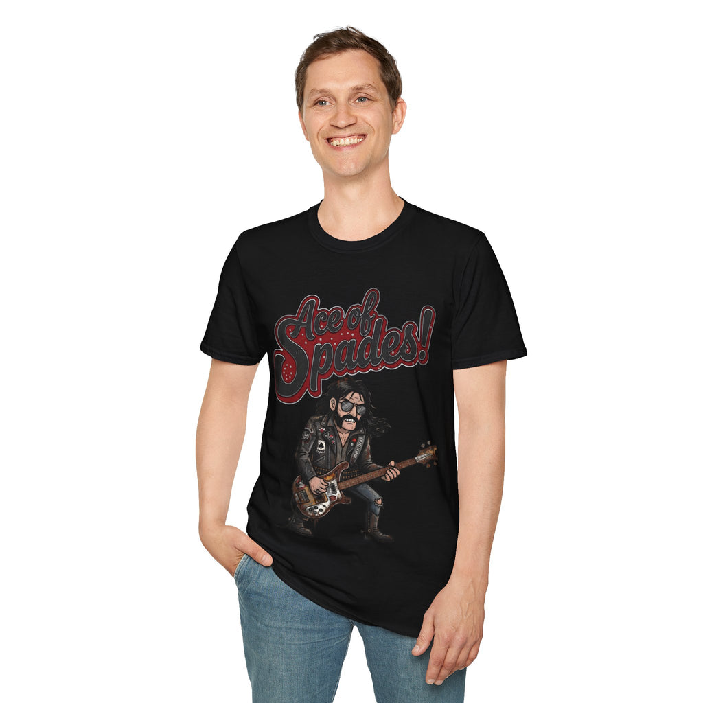 Ace of Spades Rock Band T-Shirt — Vintage Motorhead Inspired Graphic Tee