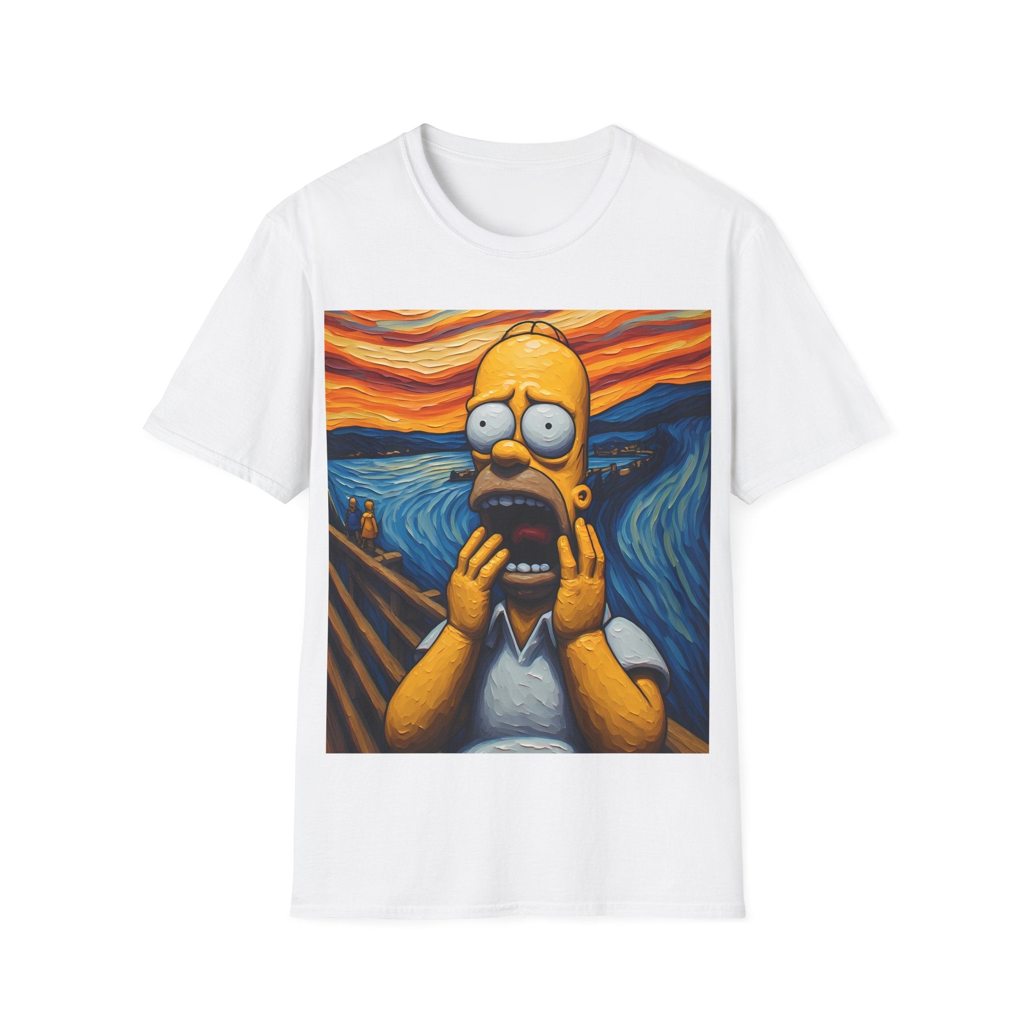 Homer Scream T-Shirt — Parody Pop Art Graphic Tee