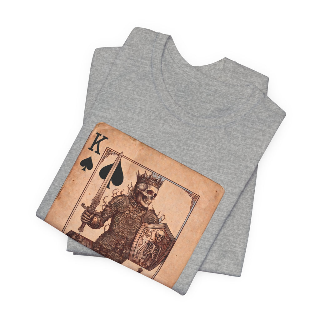 King of Spades Playing Card Graphic Tee