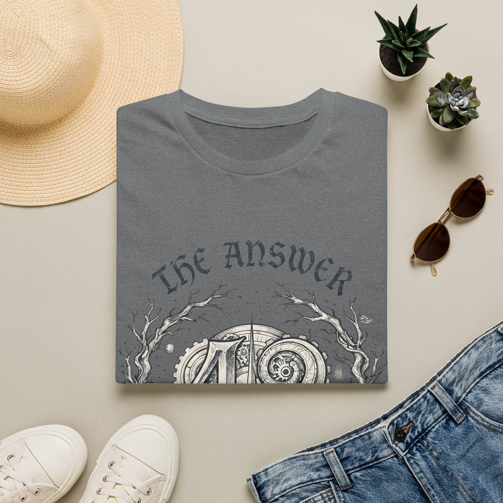 The Answer 42 Graphic T-Shirt — Vintage Sci‑Fi Quote Tee