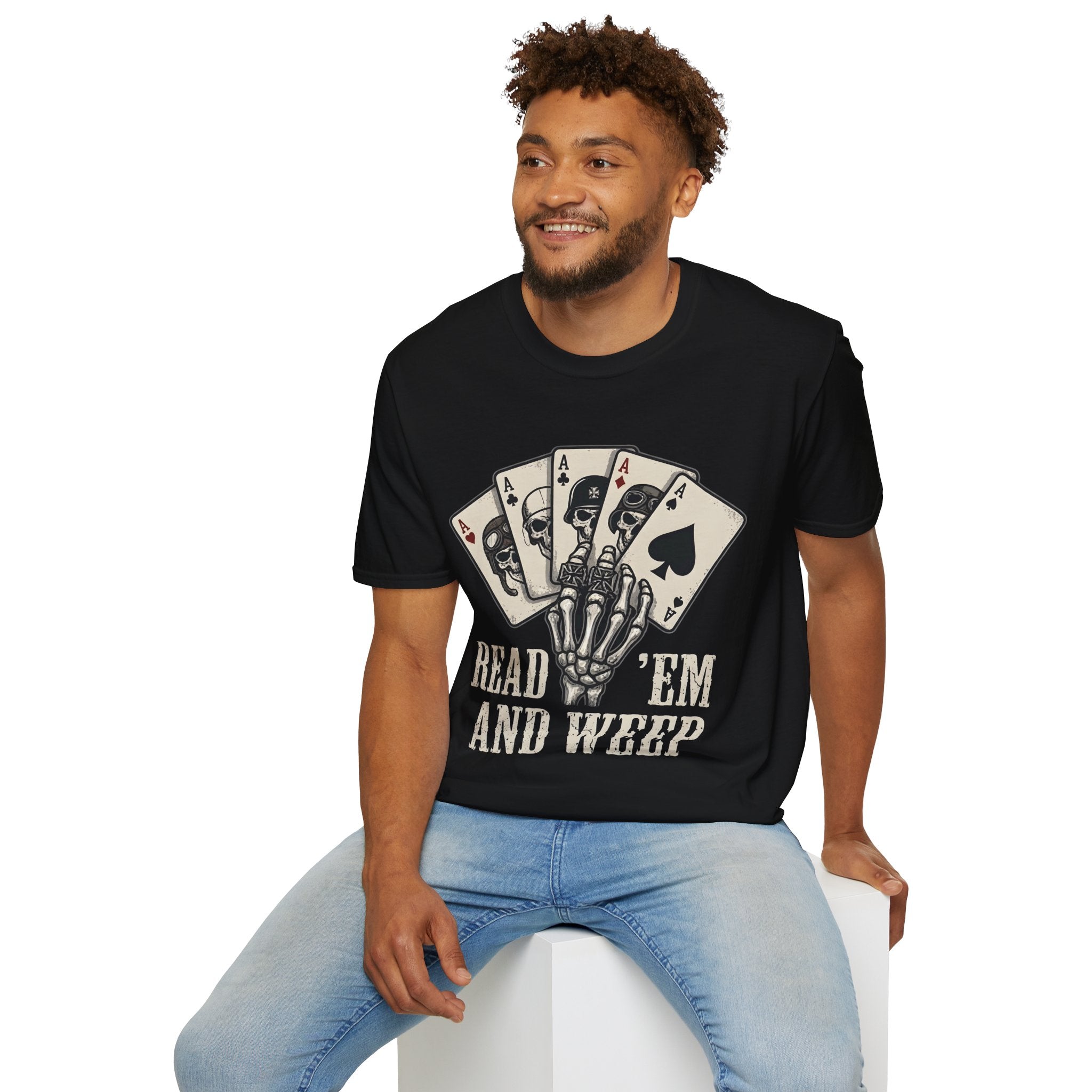Motorhead Inspired Dead Mans Hand Again Poker / Gambler shirt
