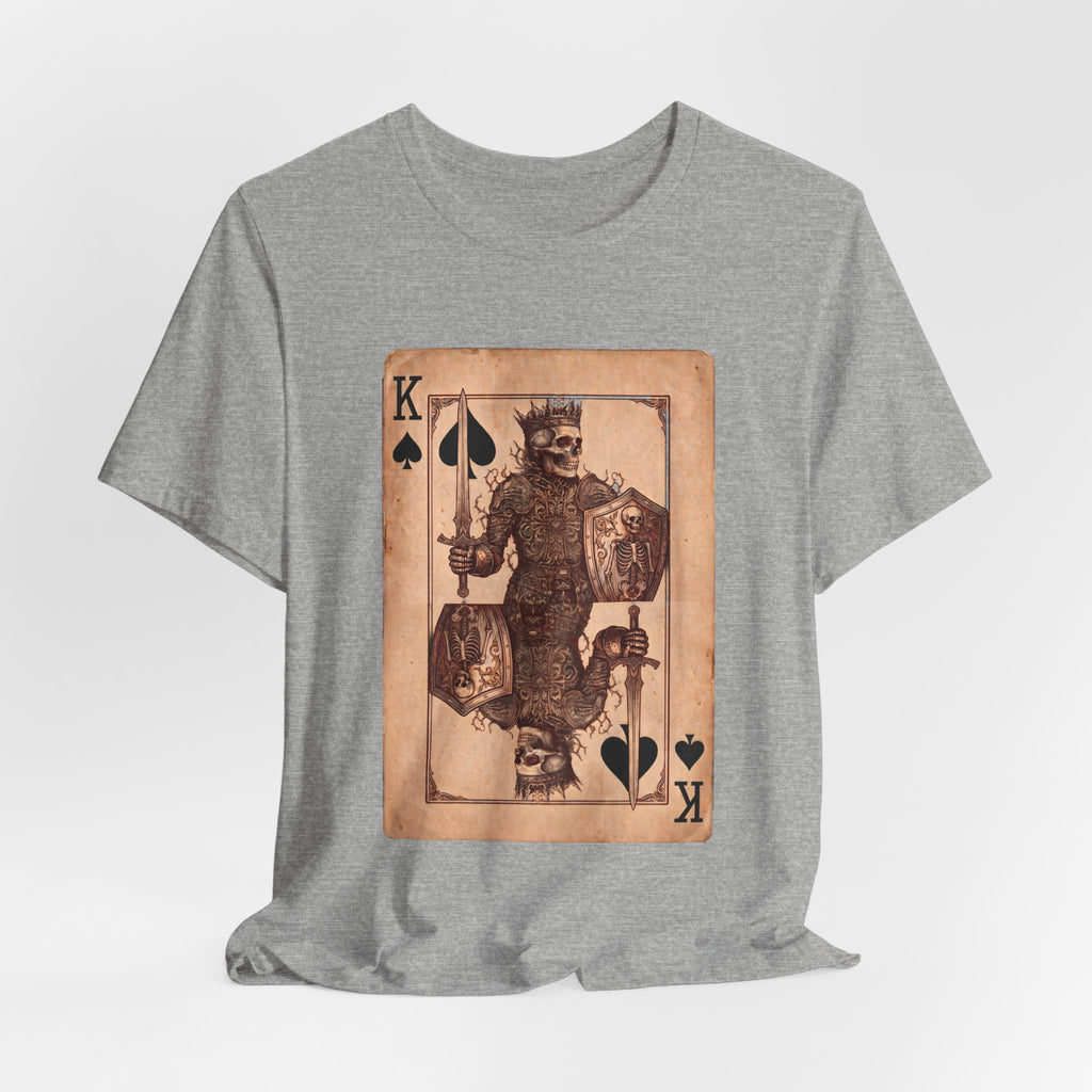 King of Spades Playing Card Graphic Tee
