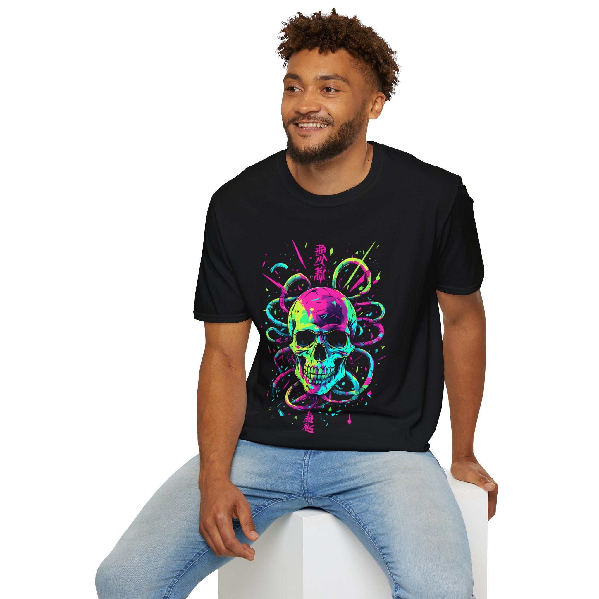 Neon Skull Tee — Graphic T-Shirt