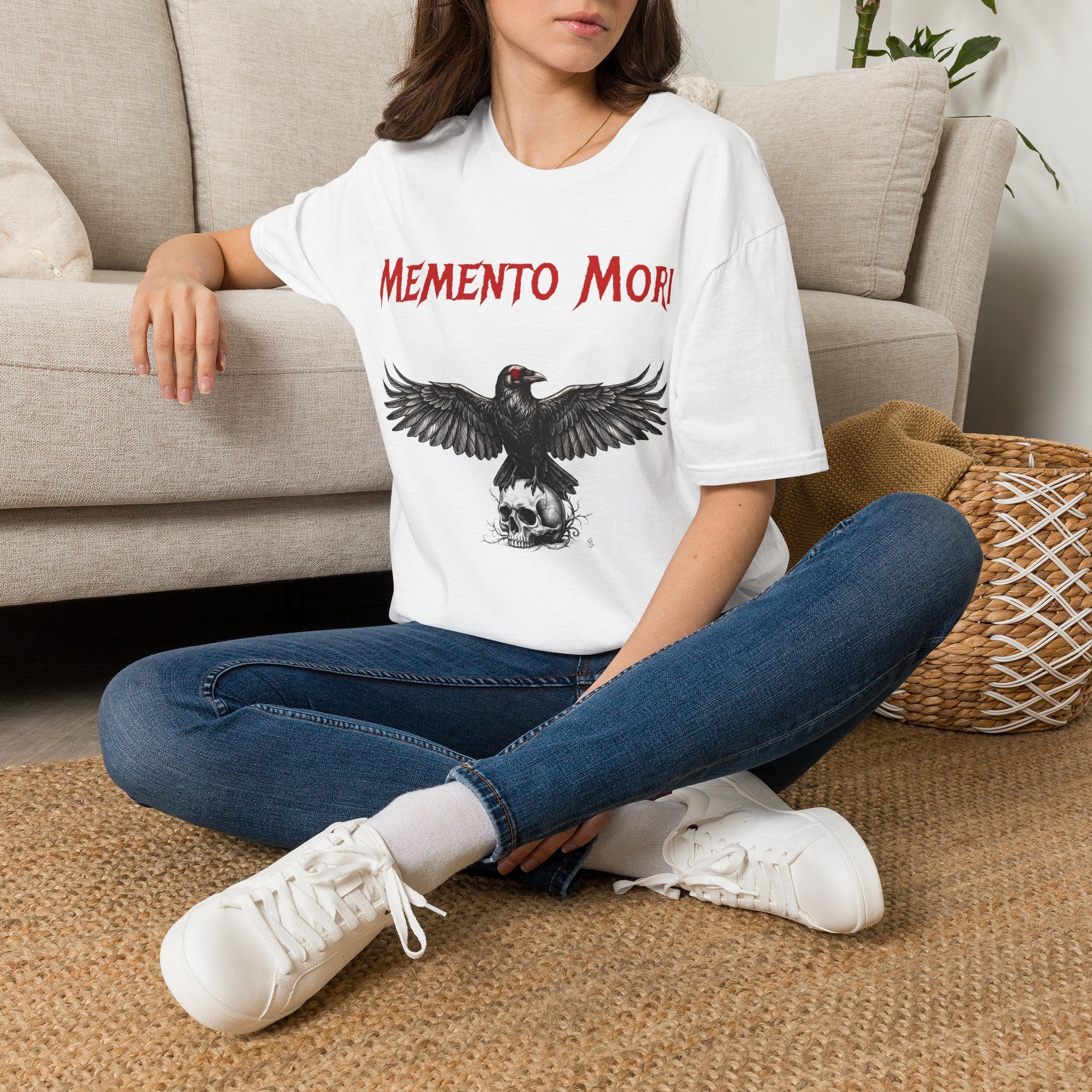 Momento Mori - Gothic / Dark Fantasy Crow T-Shirt