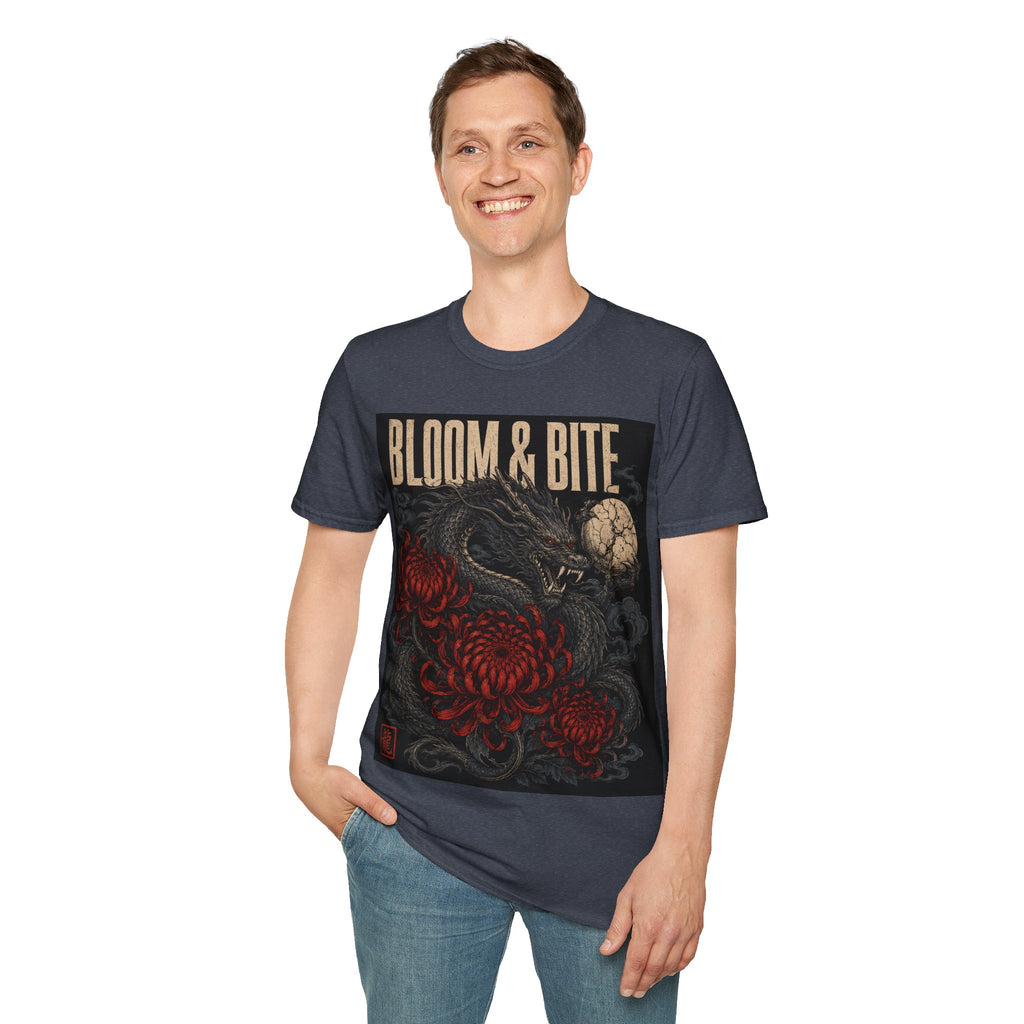 Bloom & Bite Dragon Floral Graphic Tee