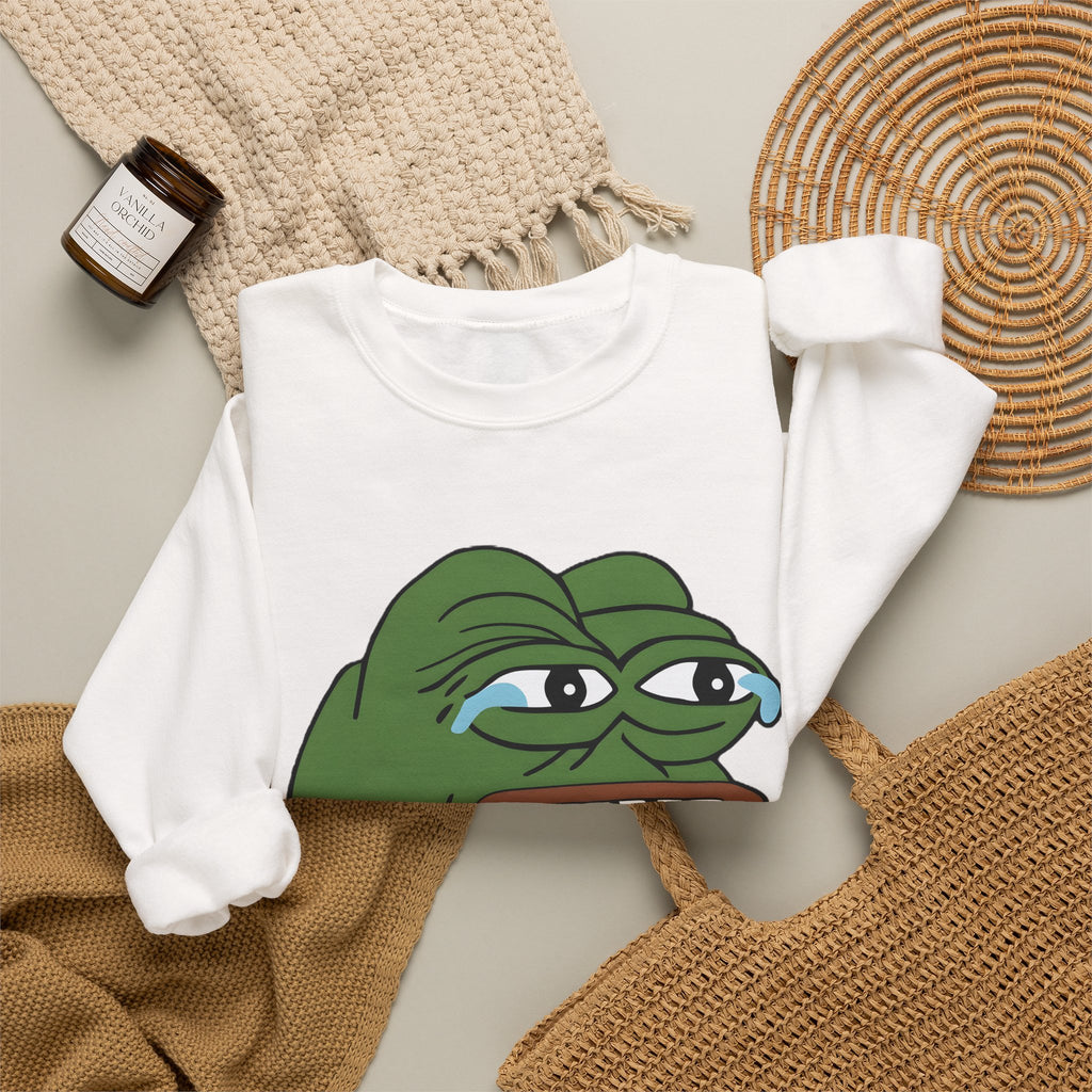 Pepe Frog Laughing Crewneck Sweatshirt