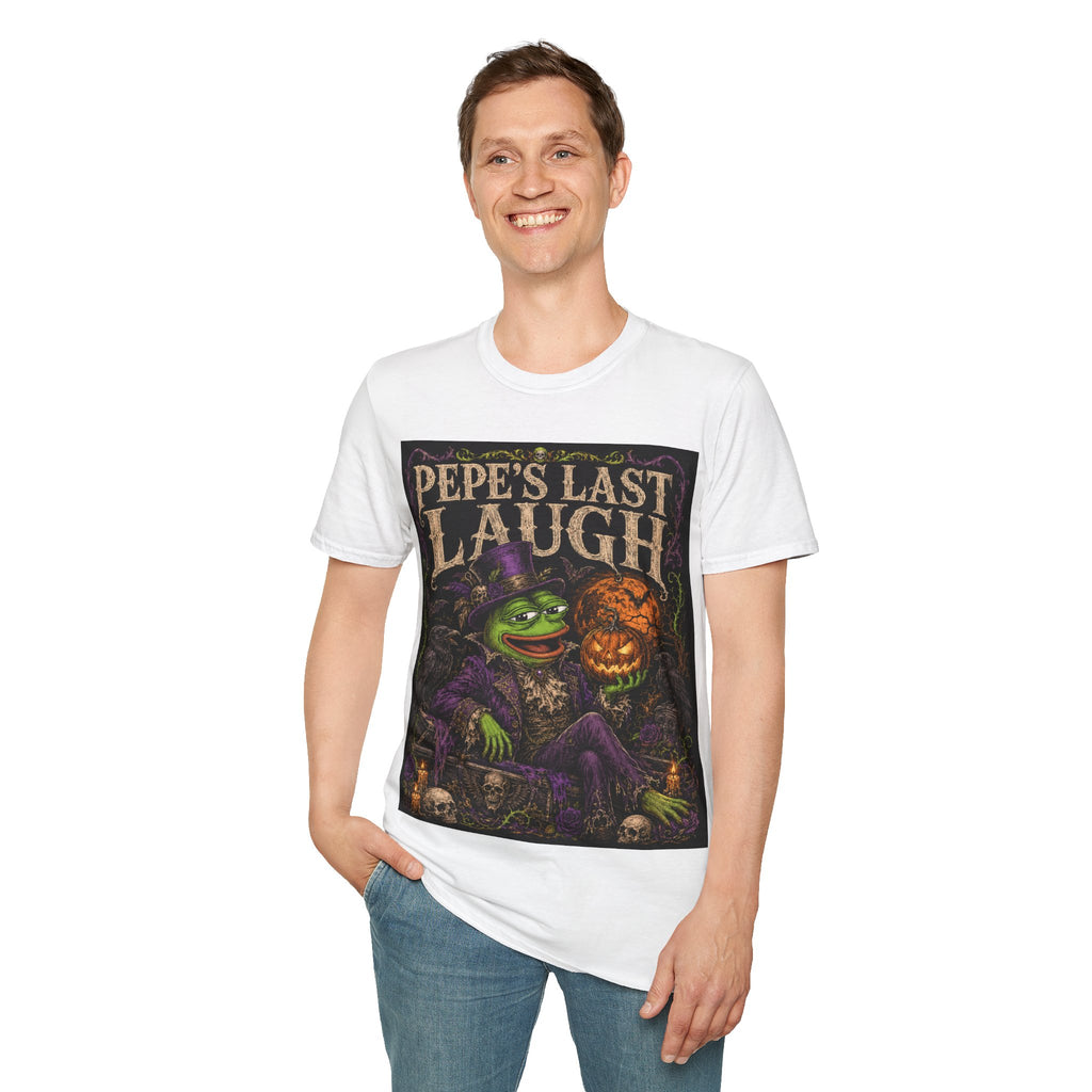 Pepe's Last Laugh T-Shirt — Halloween Witch Frog Graphic Tee