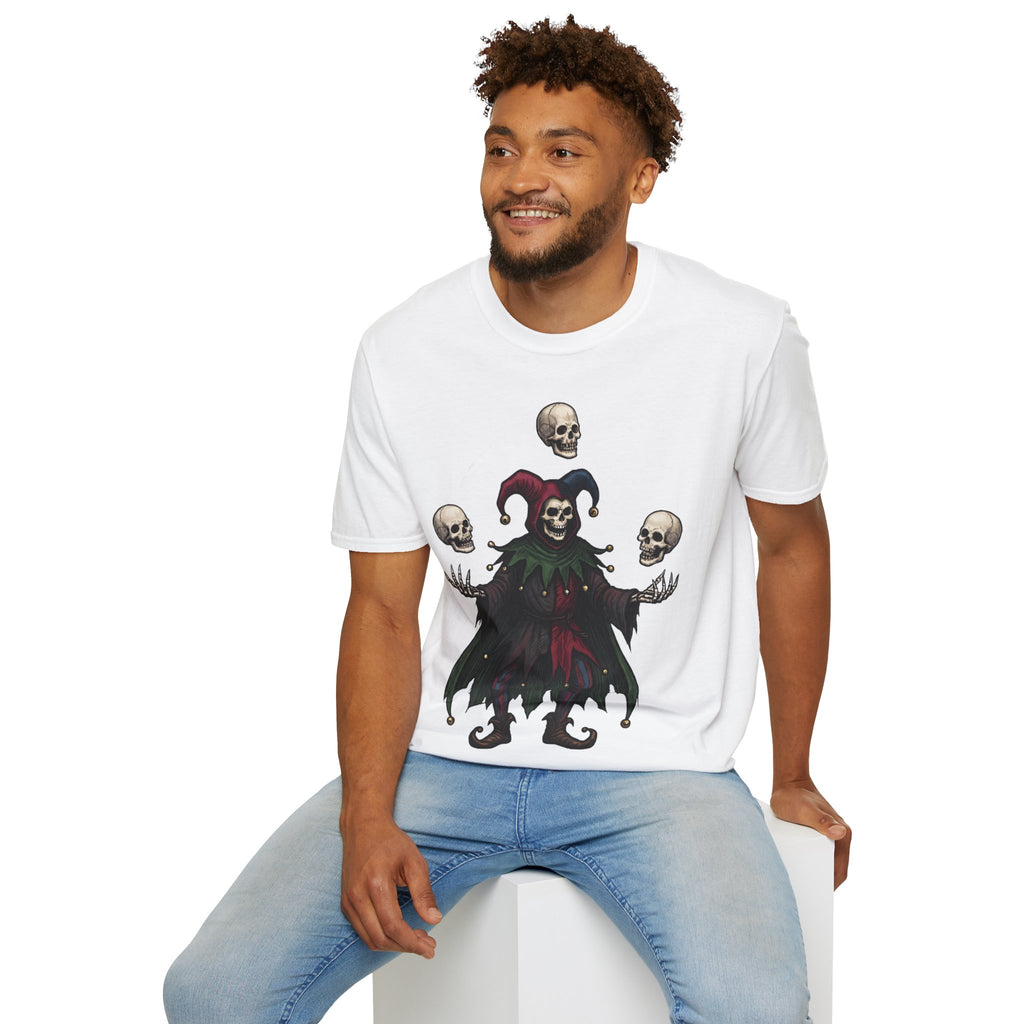 Juggling with Death - Gothic / Dark Fantasy Skeleton T-Shirt