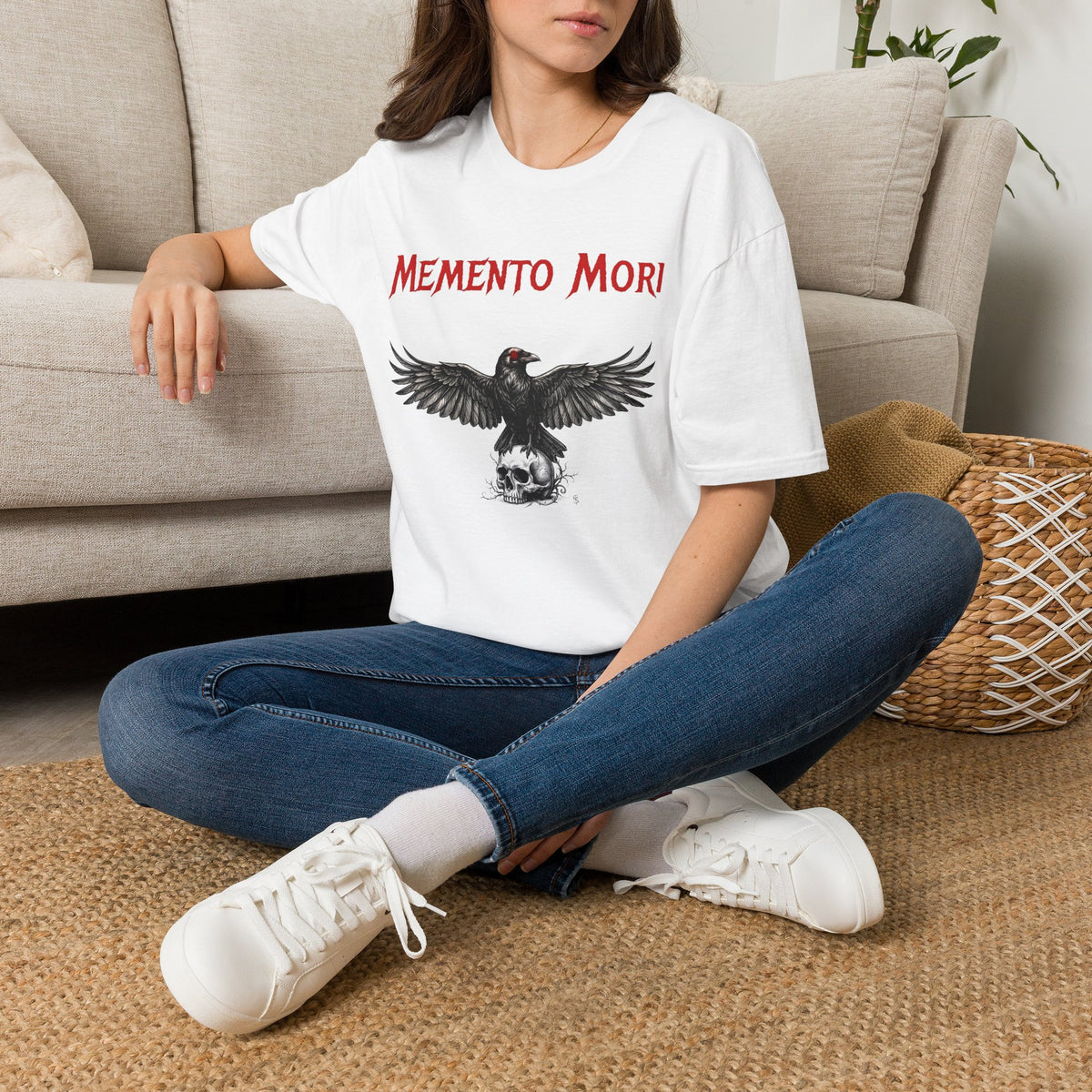 Momento Mori - Gothic / Dark Fantasy Crow T-Shirt