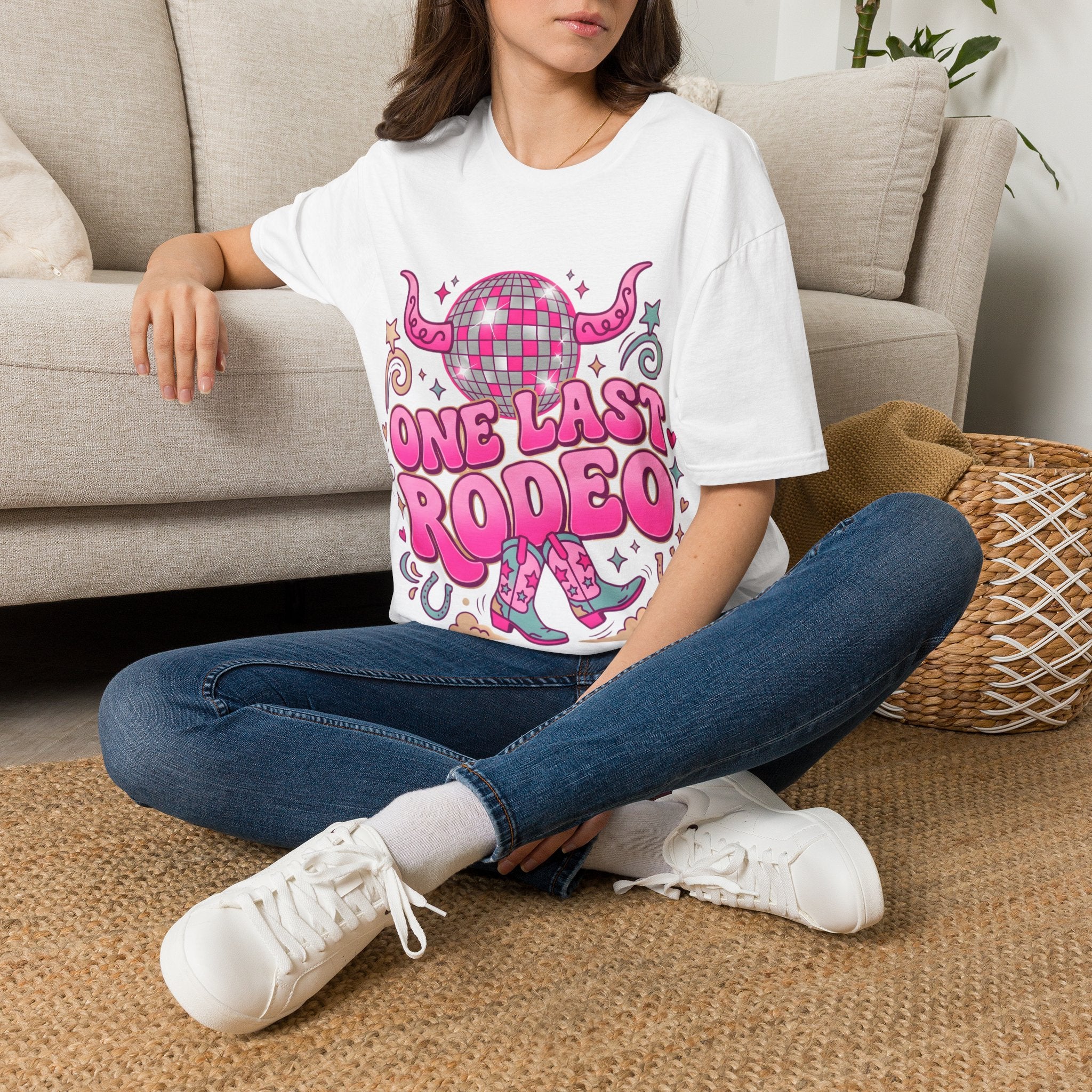 One Last Rodeo - Hen Party / Girlie Cowgirl T Shirt