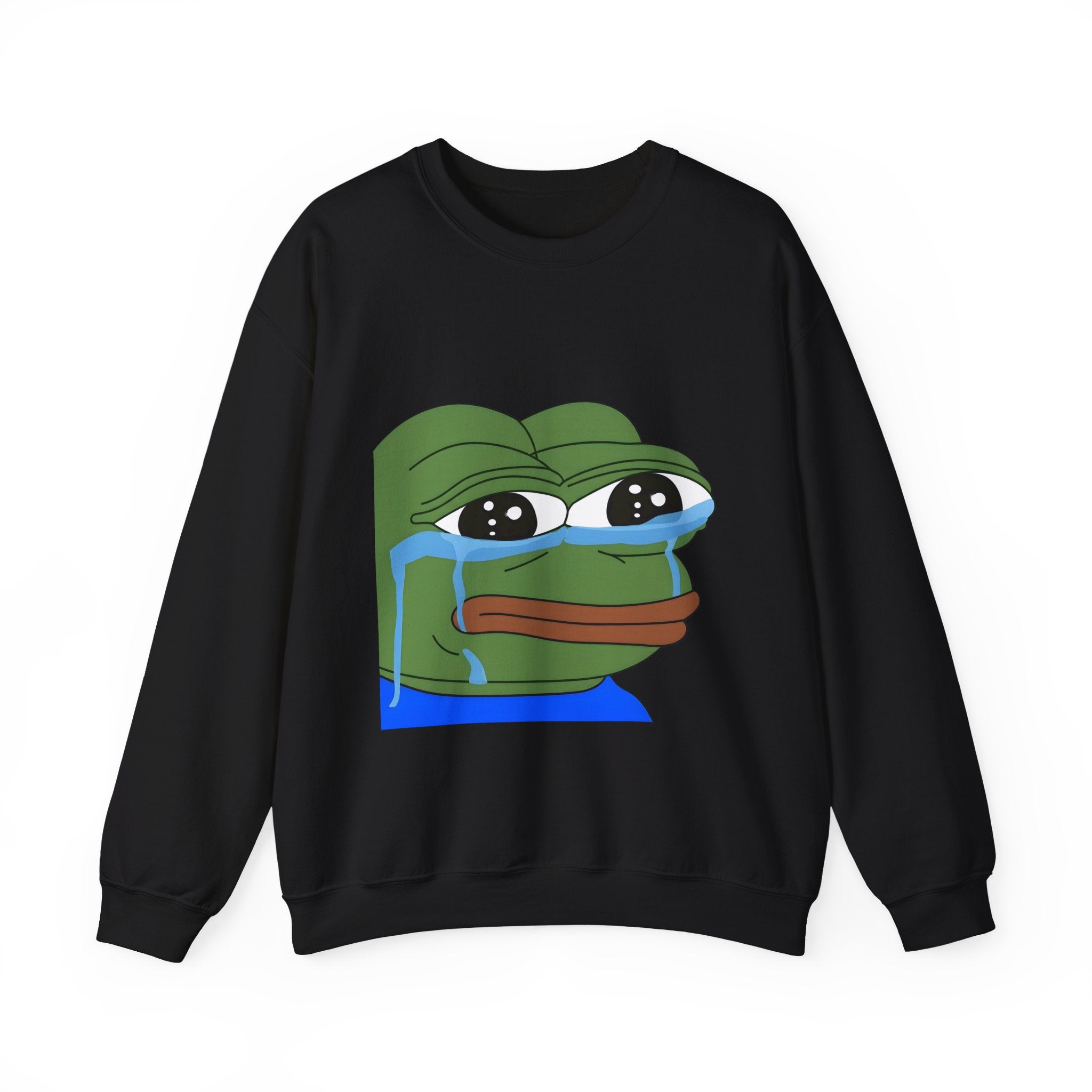 Crying Pepe Graphic Sweatshirt