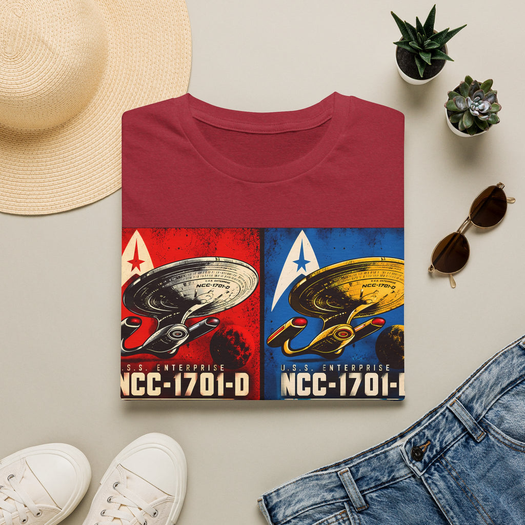 Starship NCC-1701-D Pop Art T-Shirt