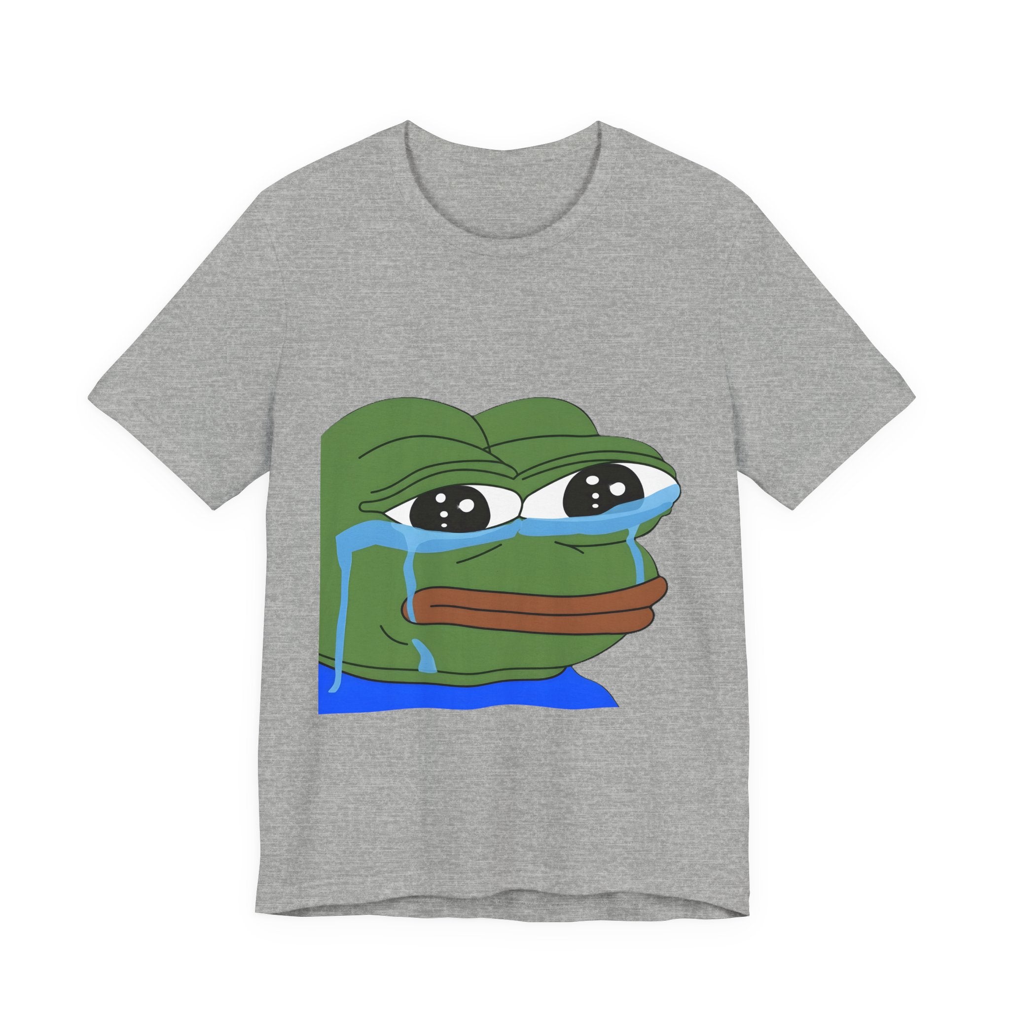 Pepe the Frog Crying Meme T-Shirt — Funny Internet Meme Tee