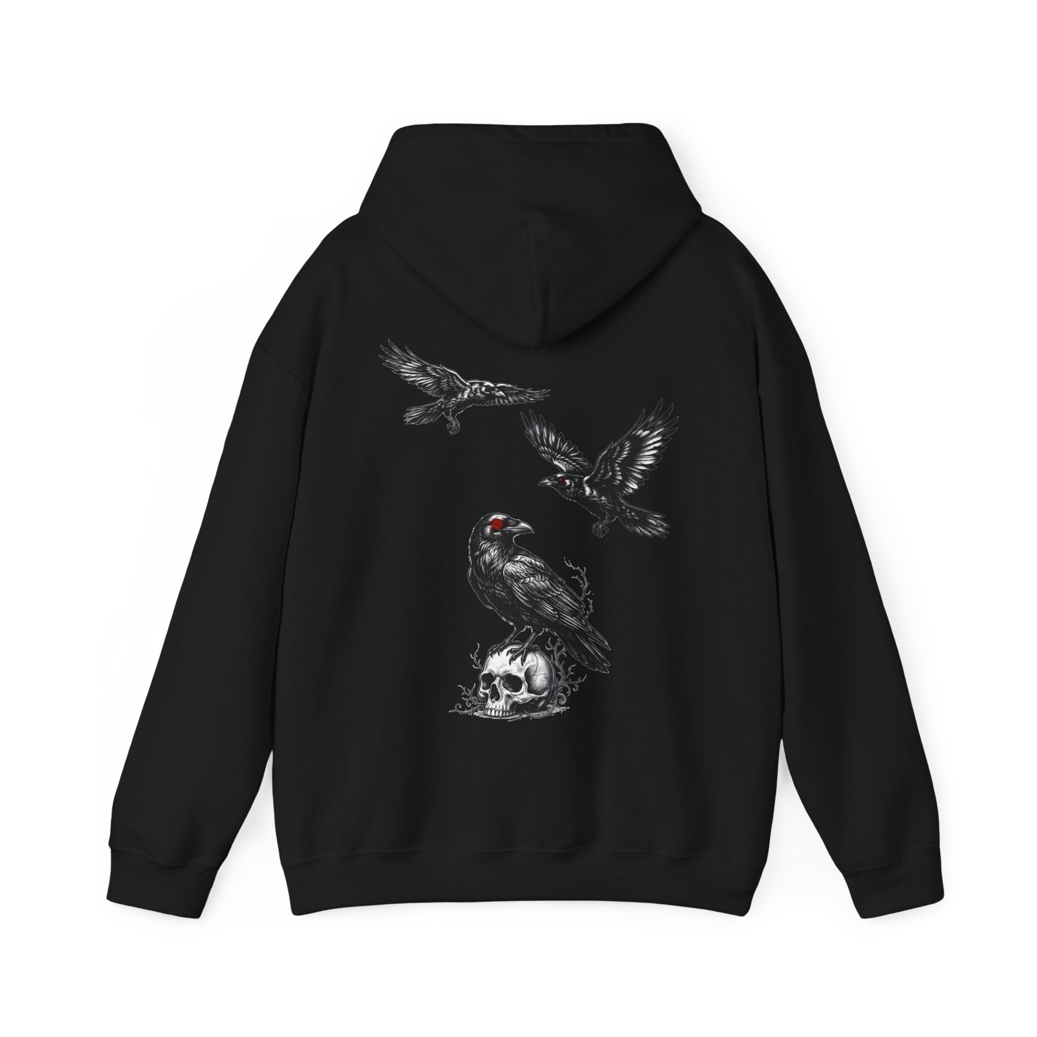 The Messengers - Gothic / Dark Fantasy Crow Hoodie