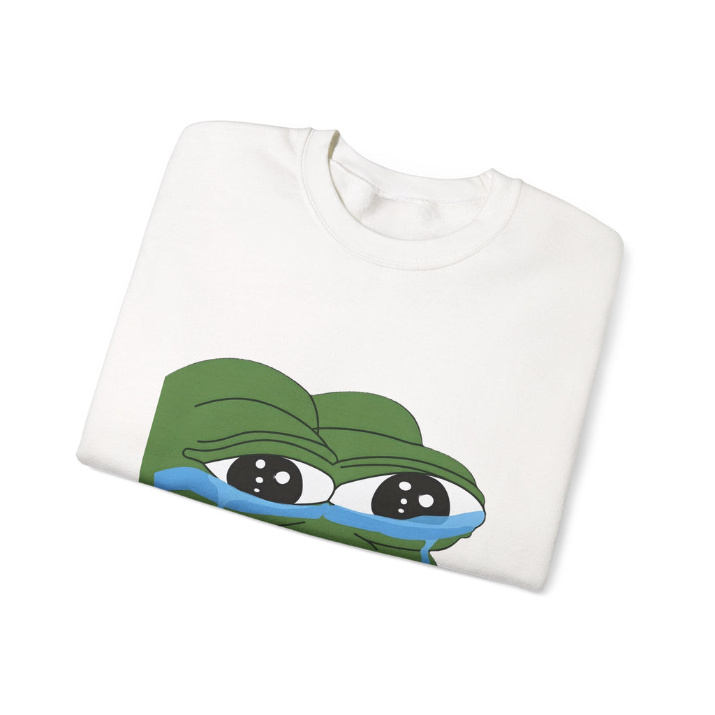 Crying Pepe Graphic Sweatshirt