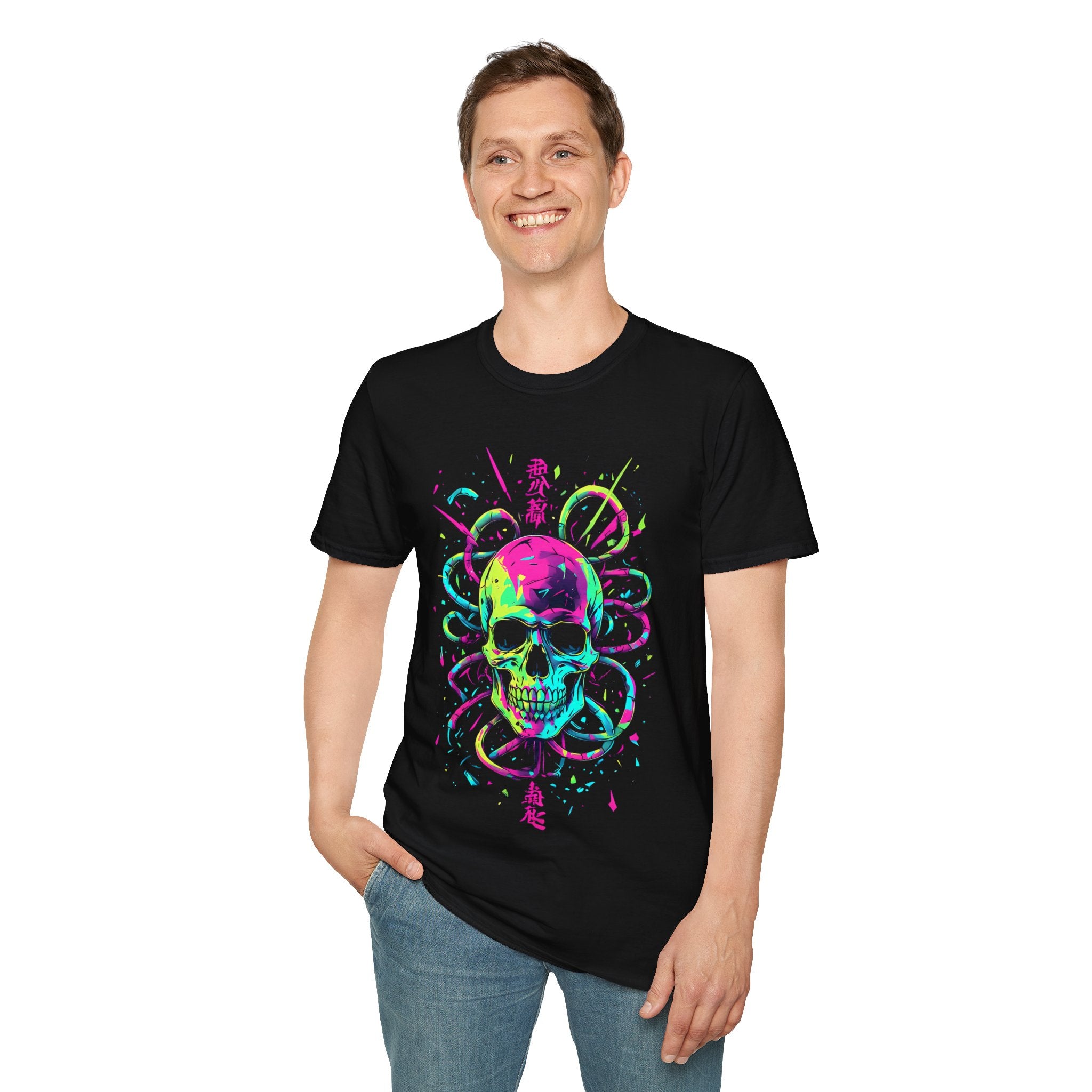 Neon Skull Tee — Graphic T-Shirt