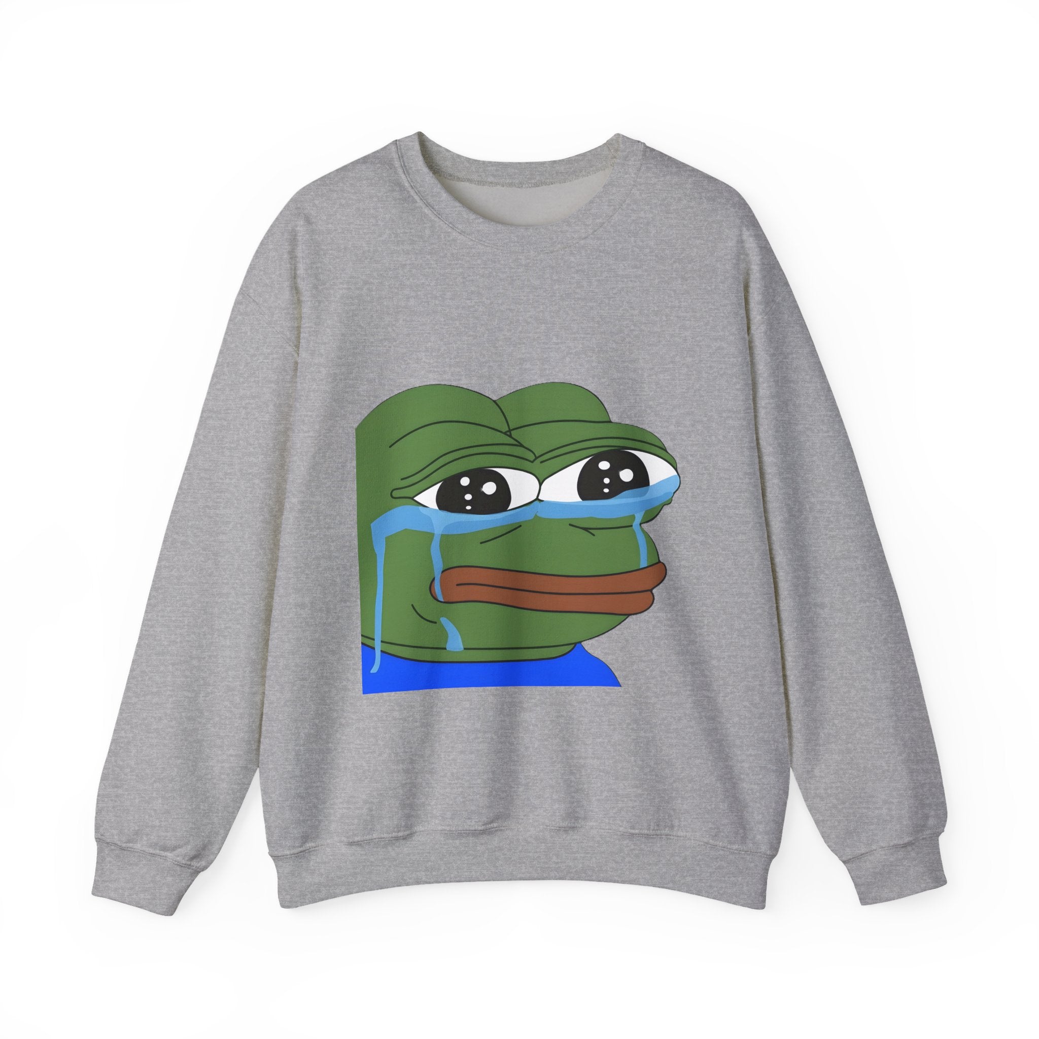 Crying Pepe Graphic Sweatshirt