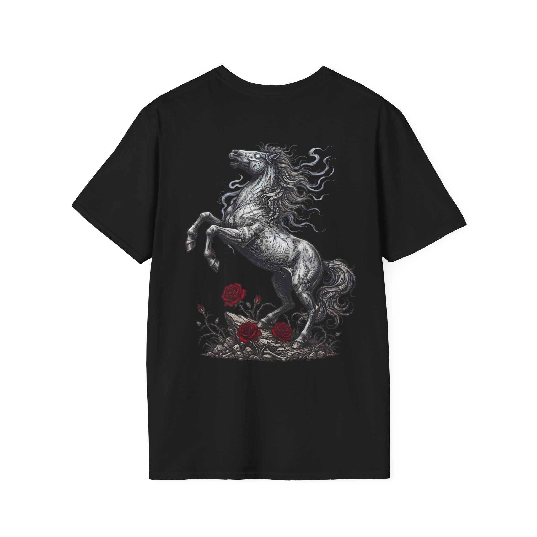 The White Horse - T-Shirt Gothic / Fantasy Weeping Angel
