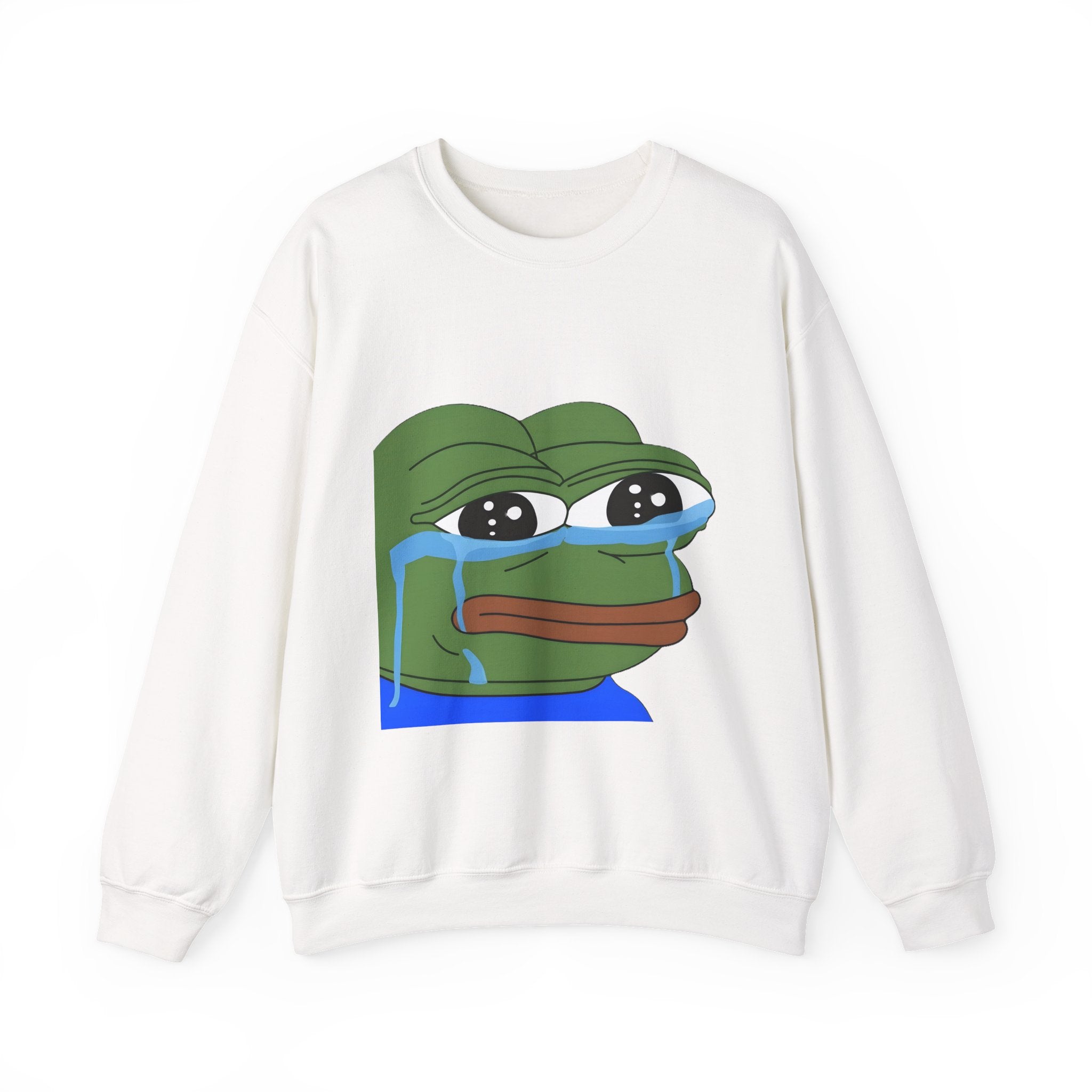 Crying Pepe Graphic Sweatshirt