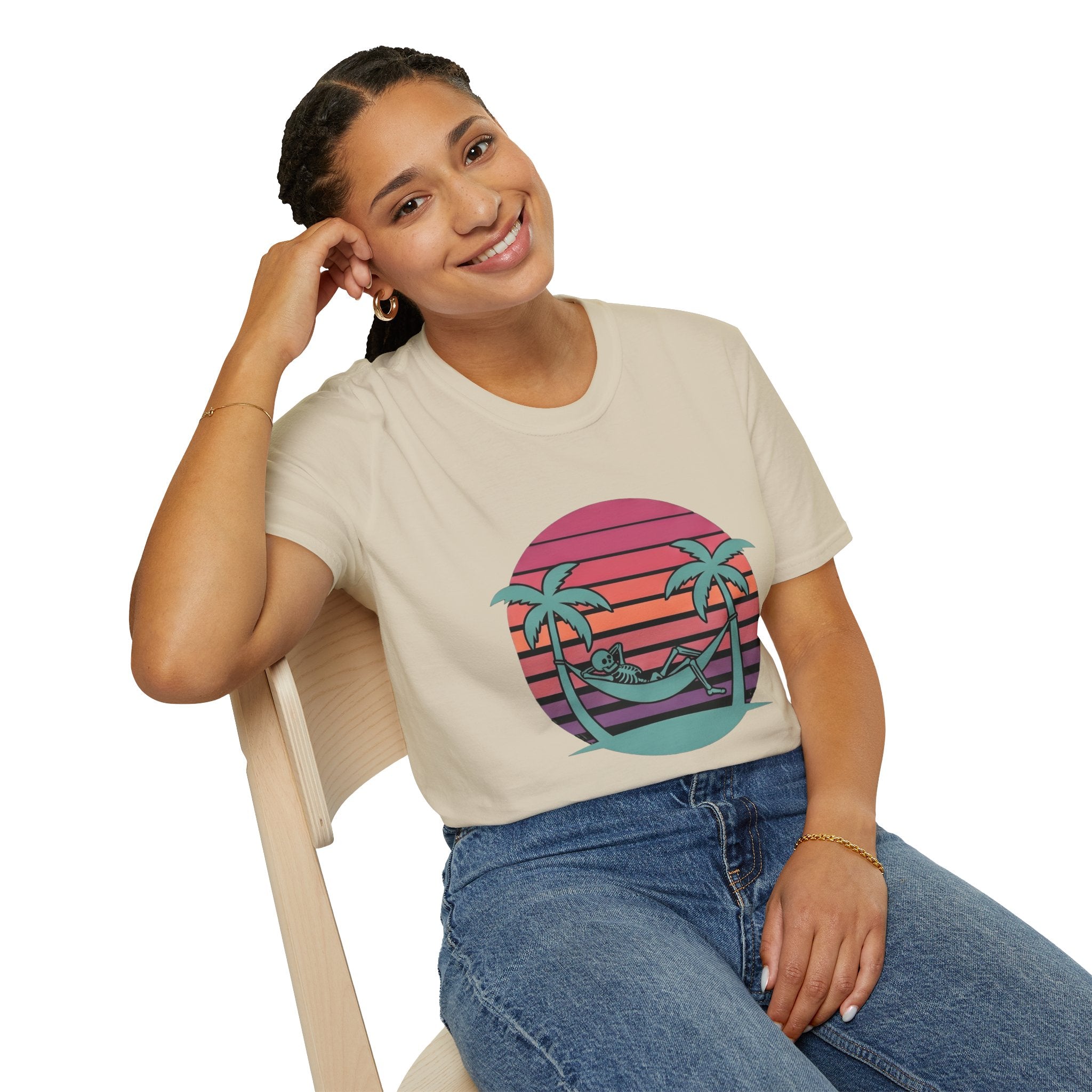Skele' - T-Shirt, Summer / Holiday Skeleton Design