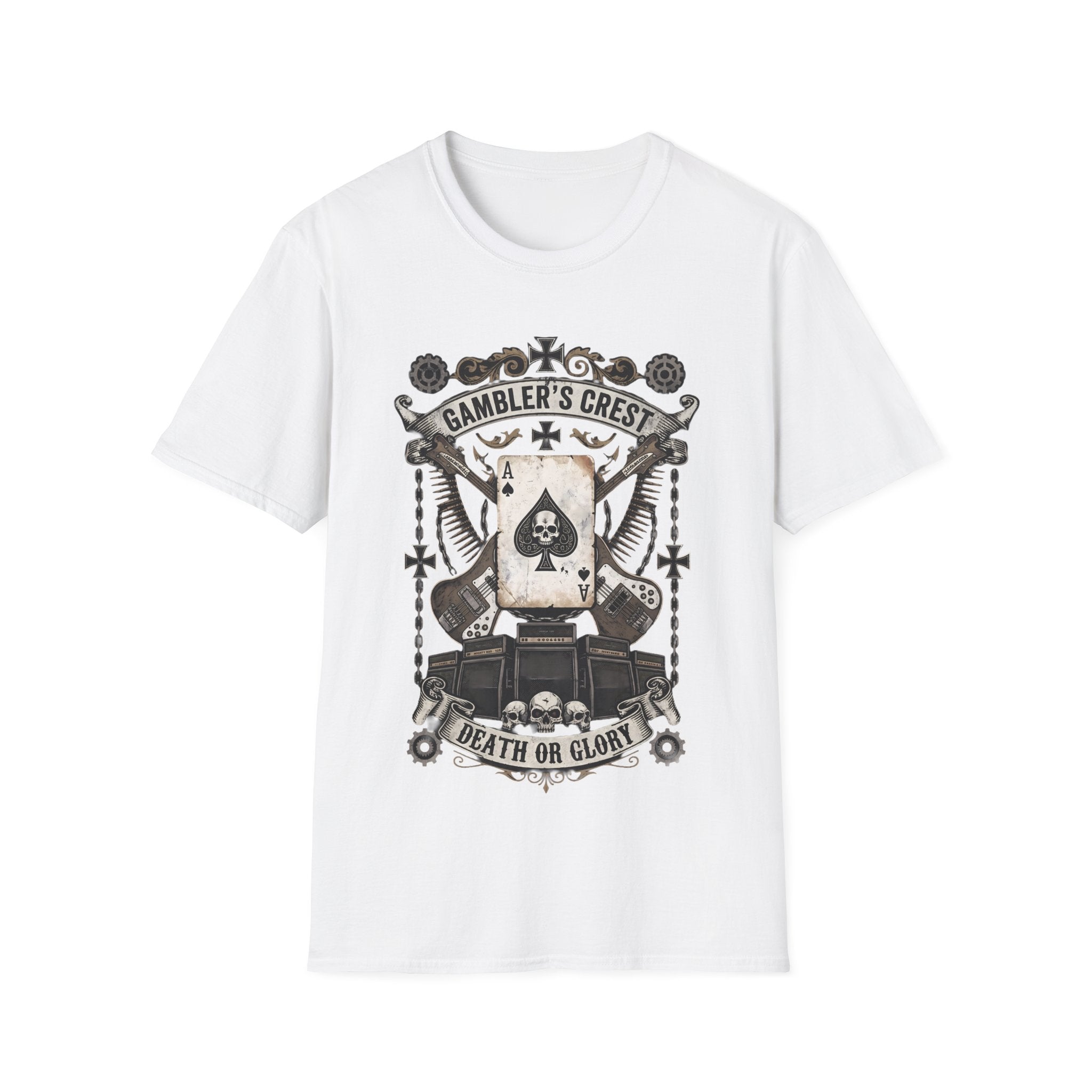 Gambler’s Crest Death of Glory Motorhead inspired T-Shirt