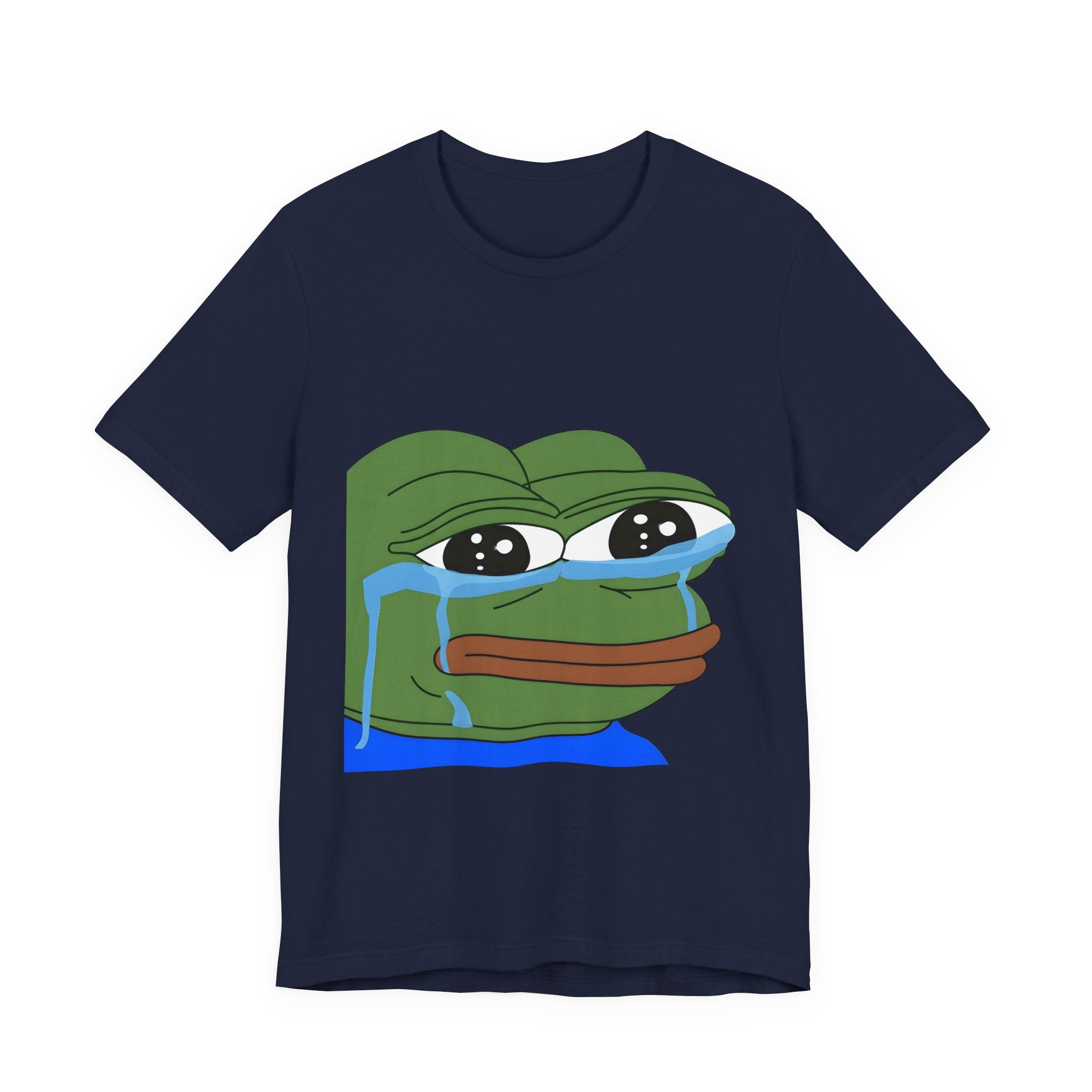 Pepe the Frog Crying Meme T-Shirt — Funny Internet Meme Tee