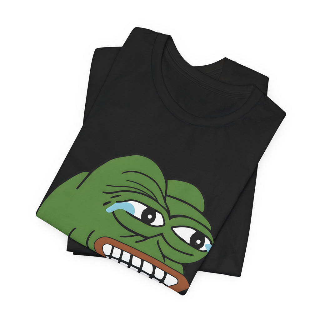 Pepe Grin T-Shirt — Smirking Frog Meme Tee