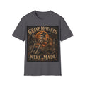 Grave Mistakes Skeleton Tee — Vintage Halloween Skull T‑Shirt