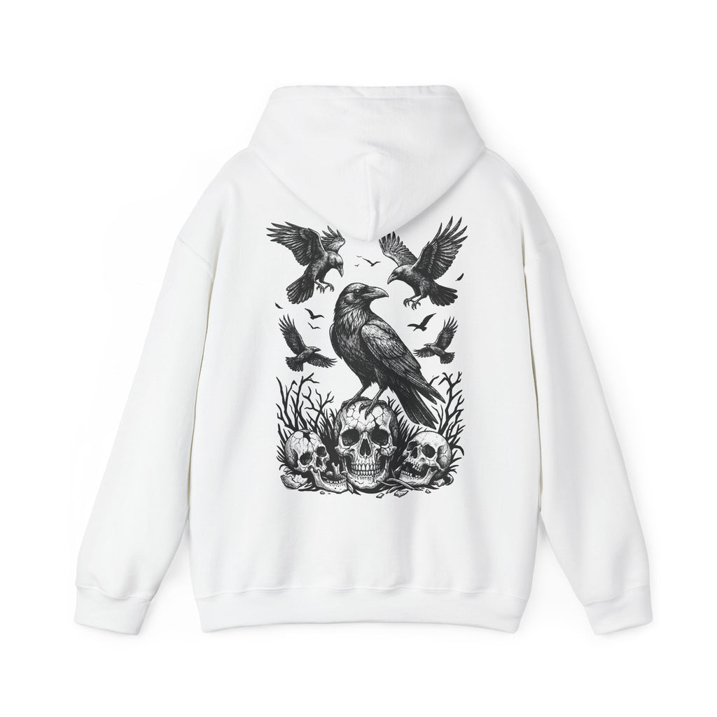 Murder of Crows - Gothic / Dark Fantasy Floral Crow Hoodie