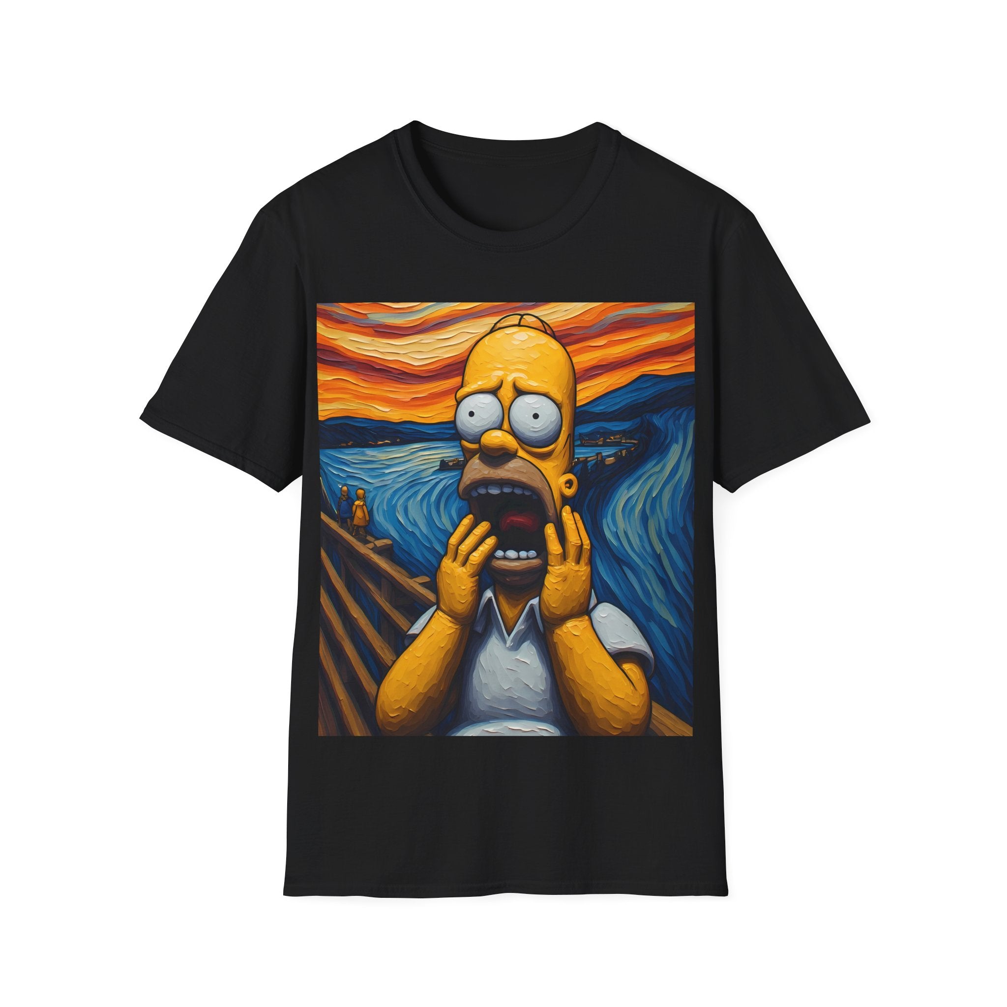 Homer Scream T-Shirt — Parody Pop Art Graphic Tee