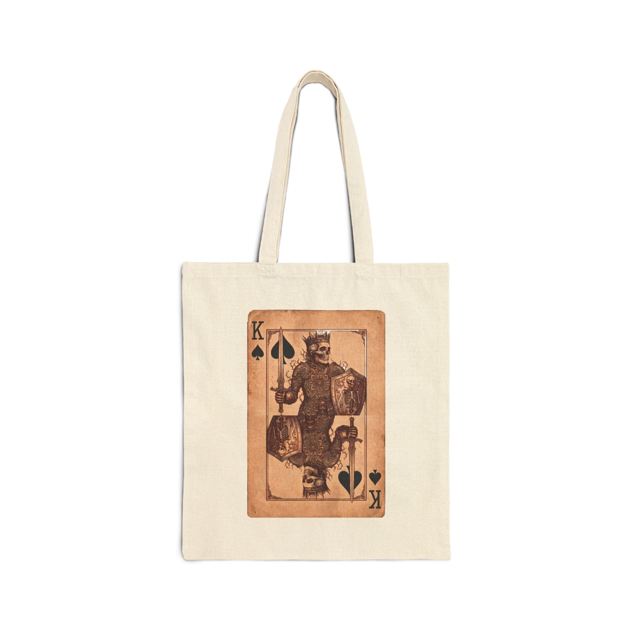 King of Spades Vintage Playing Card Tote