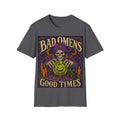 Bad Omens Skull T-Shirt — Retro Gothic Halloween Tee