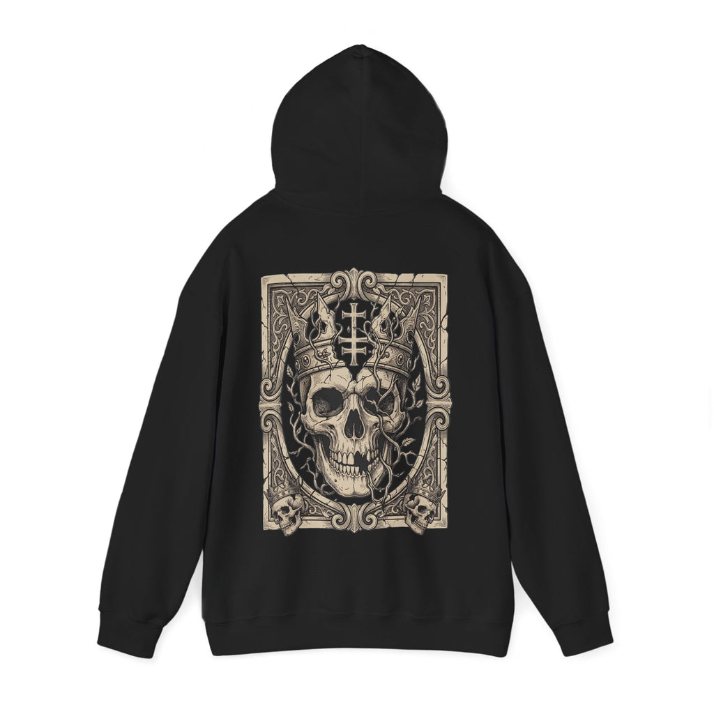 Hail to the King - Gothic / Dark Fantasy Skull Hoodie
