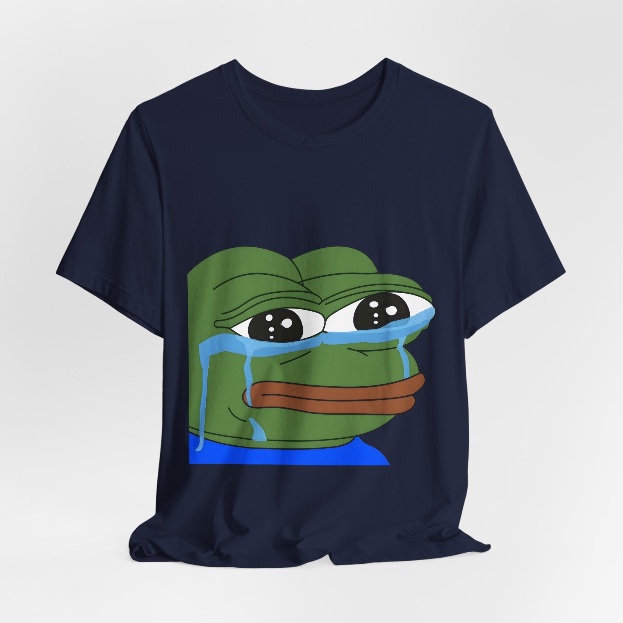 Pepe the Frog Crying Meme T-Shirt — Funny Internet Meme Tee