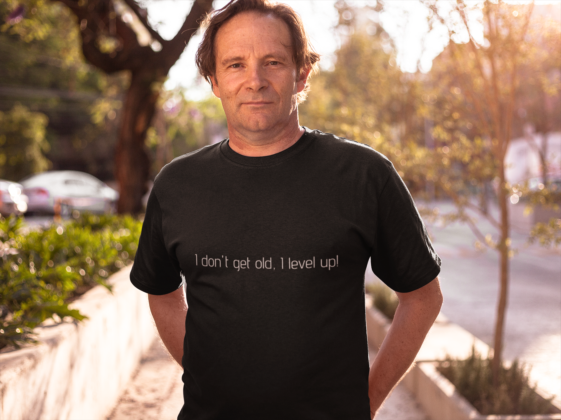 Don't Get Old, I Level Up T-Shirt — Funny Gamer Birthday Tee