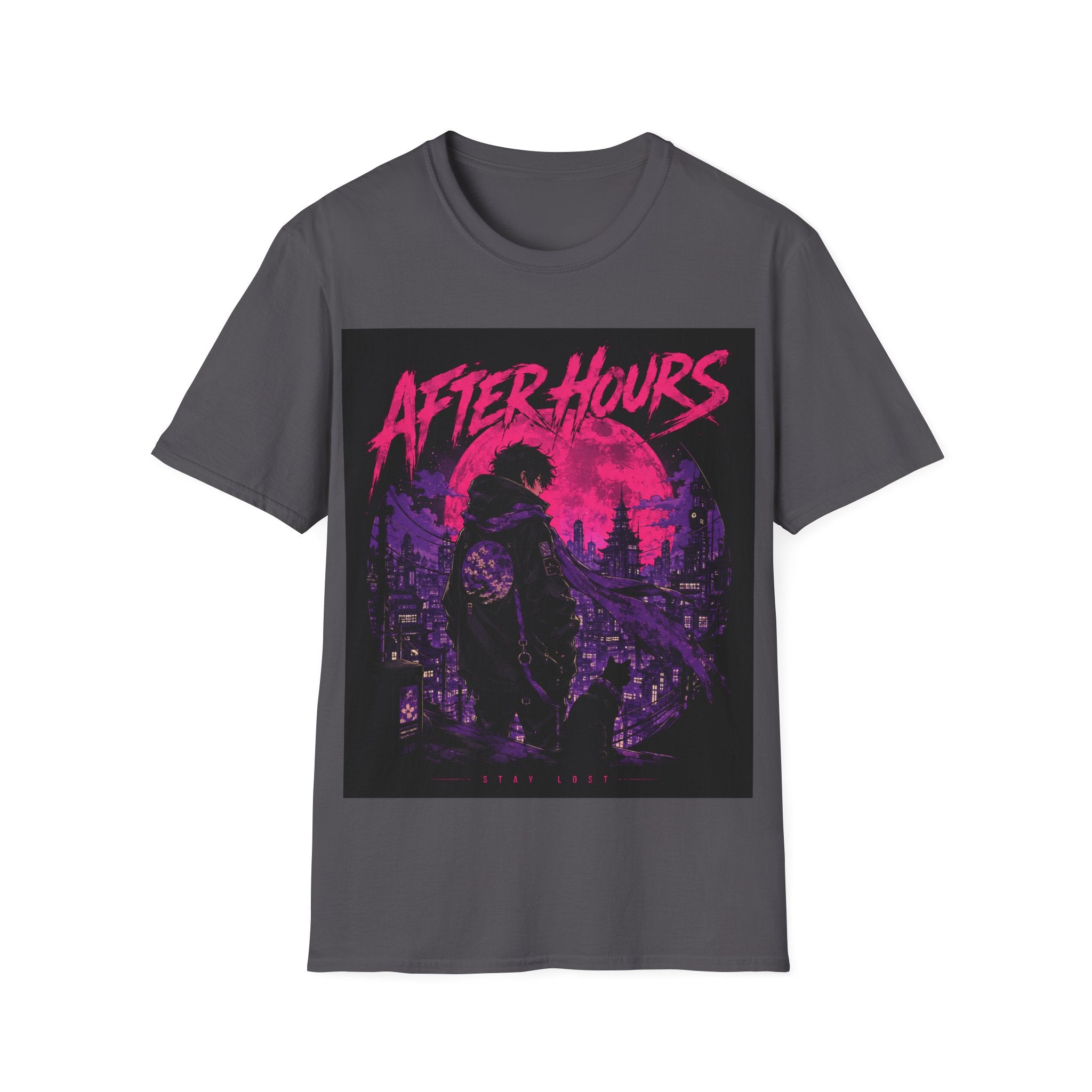 After Hours Graphic T-Shirt — Neon Night City Retro Tee