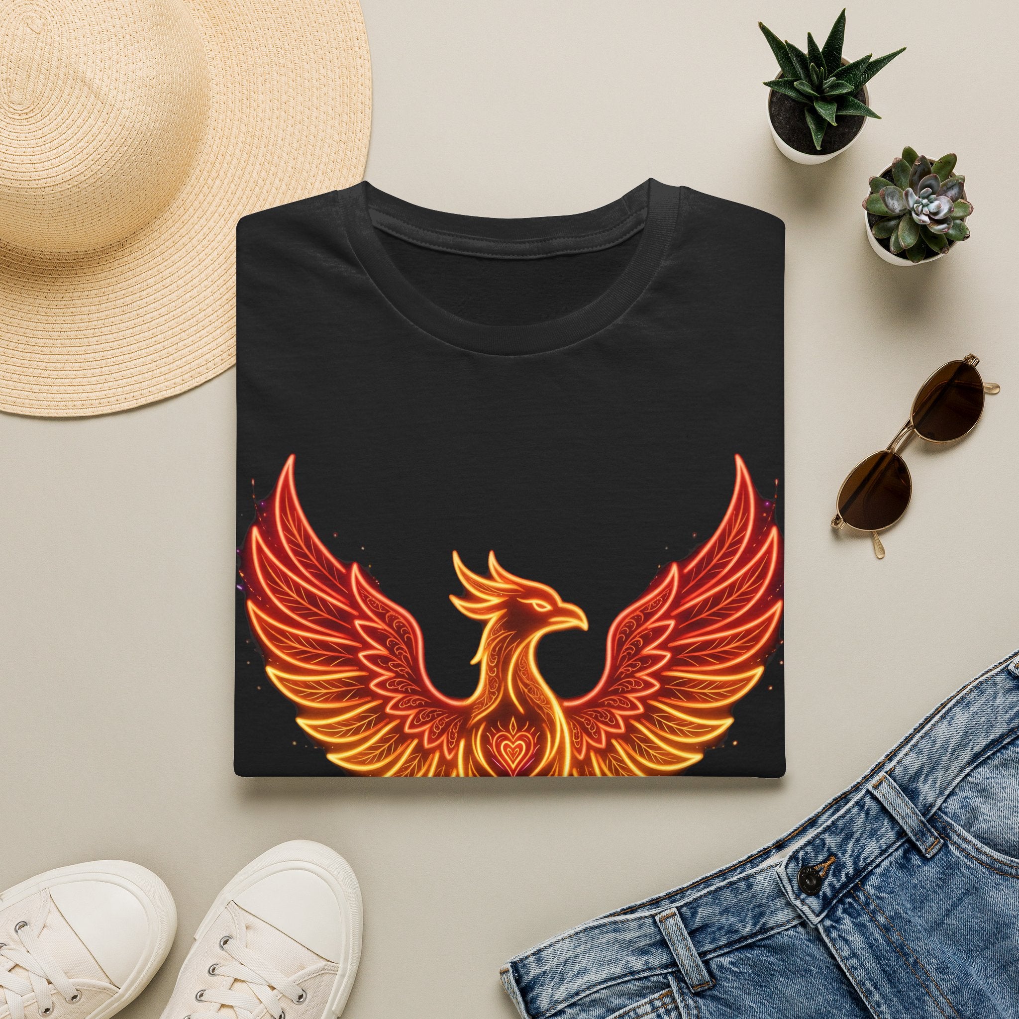 Phoenix Rises - Phoenix Bird Fantasy T Shirt