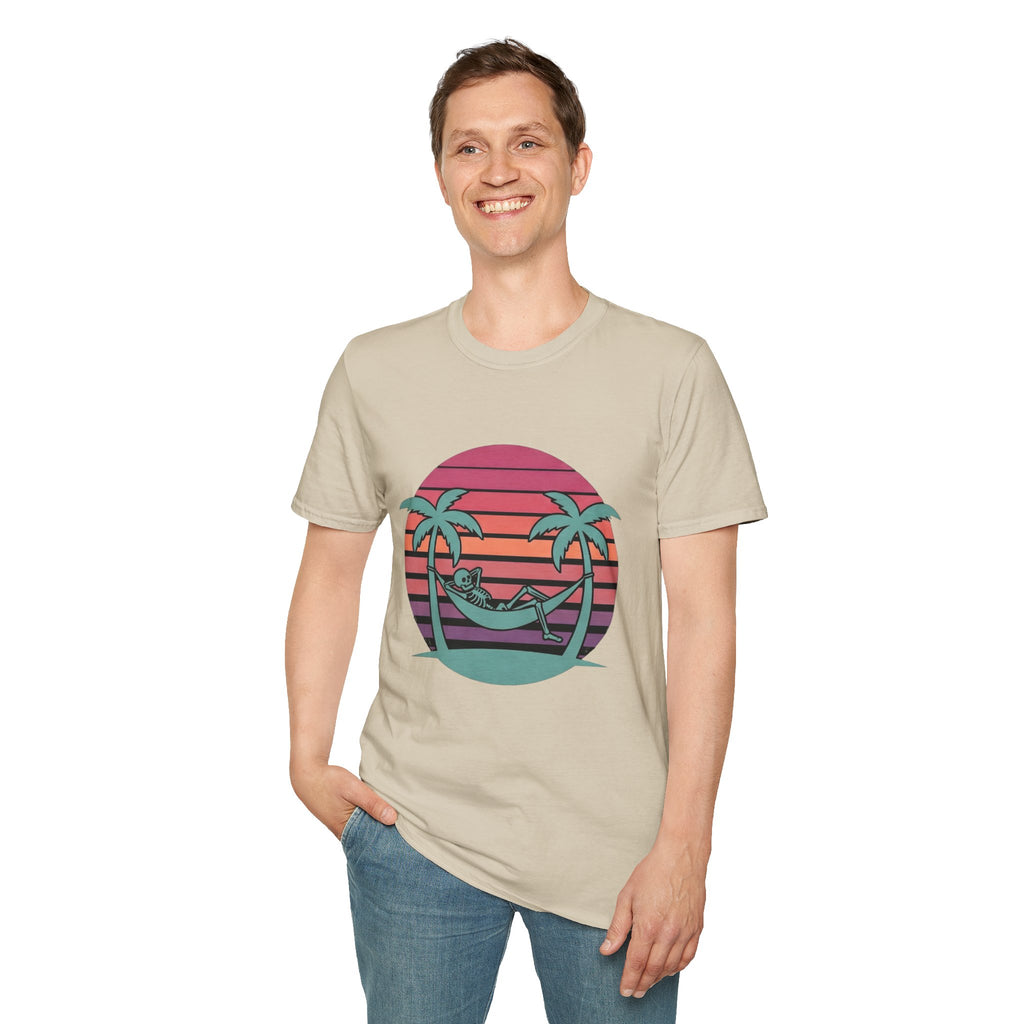 Skele' - T-Shirt, Summer / Holiday Skeleton Design