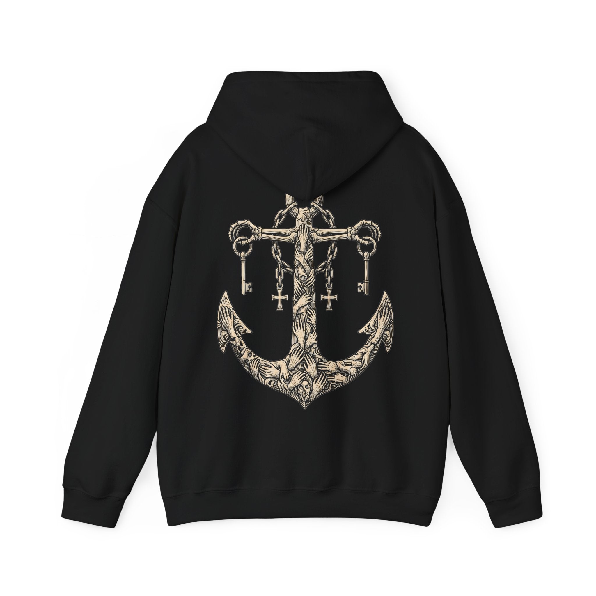 Davy Jones - Gothic / Dark Fantasy Anchor Hoodie