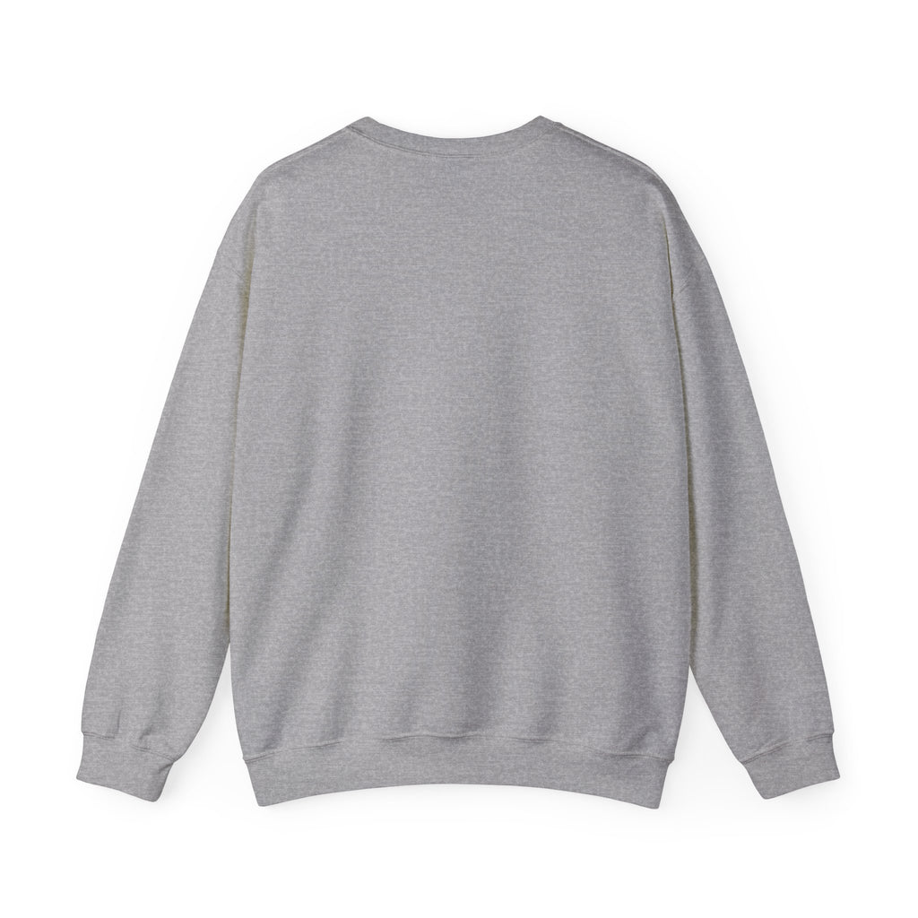 Crewneck Sweatshirt — "92 is Half of 99" Retro Yellow Text