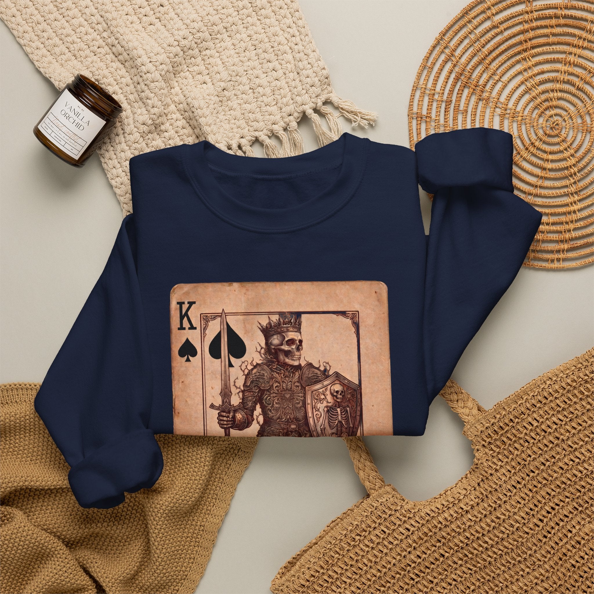 Vintage King of Spades Crewneck Sweatshirt