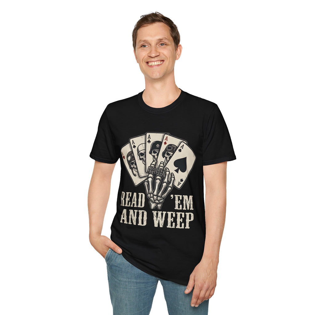 Motorhead Inspired Dead Mans Hand Again Poker / Gambler shirt