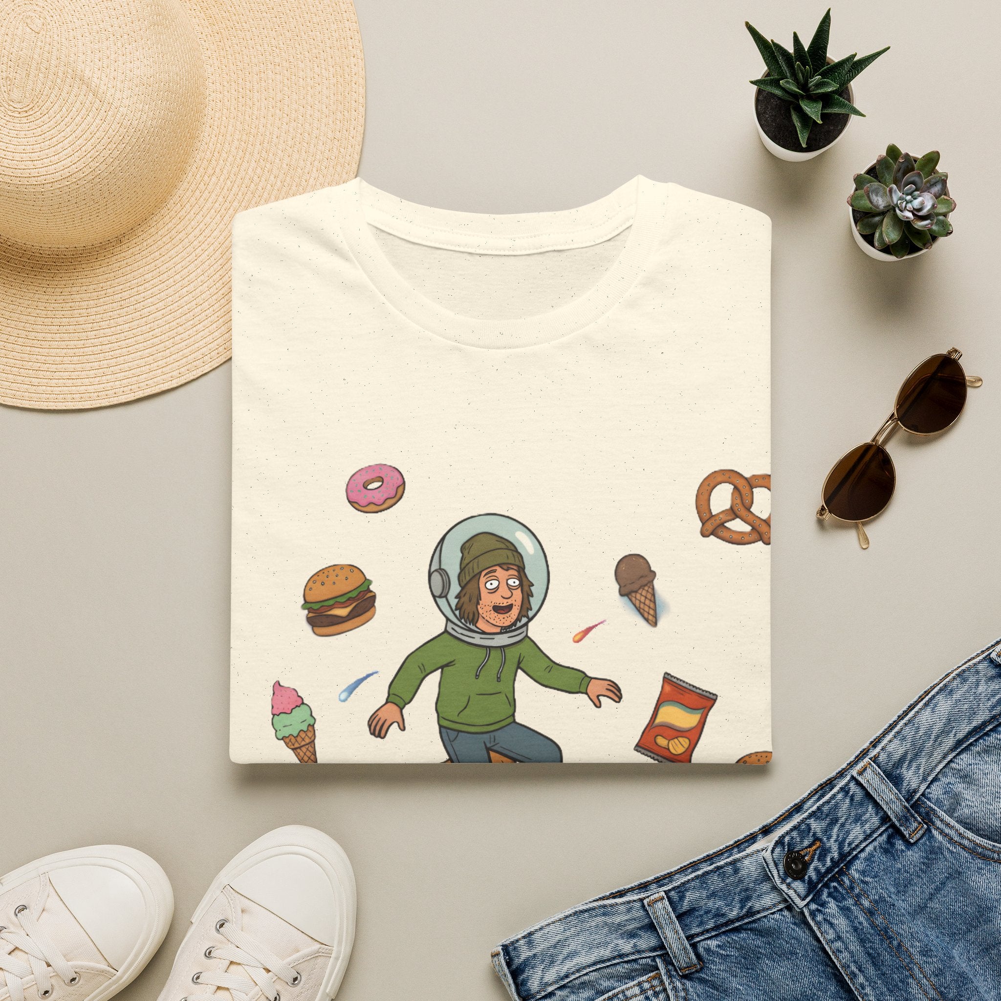 Pizza Ride - T-Shirt, Stoner / Weed Culture Stoner Design