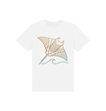 White Printed Kids T-Shirt Front