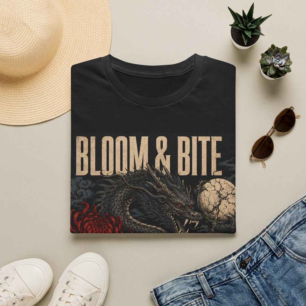 Bloom & Bite Dragon Floral Graphic Tee