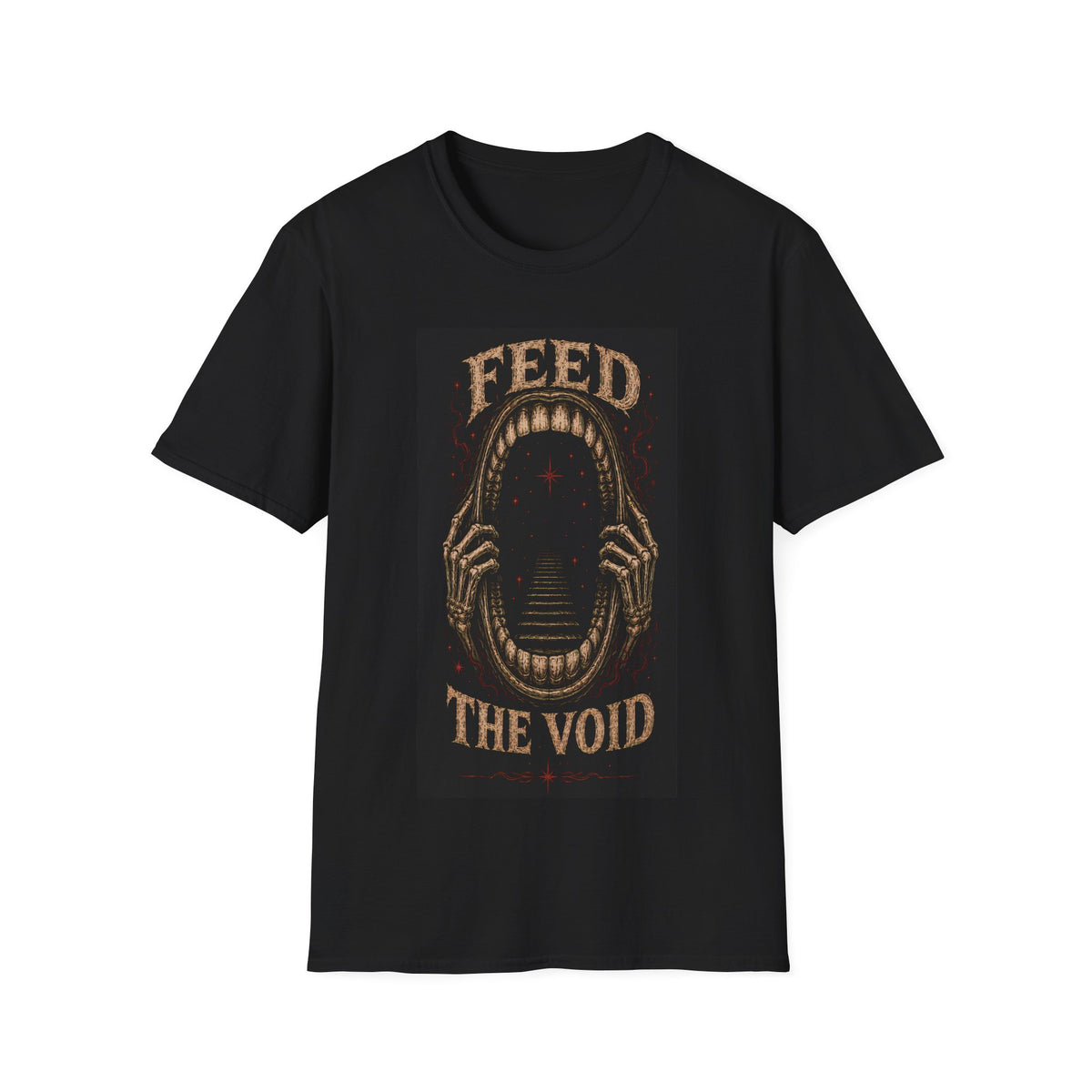 Feed the Void T‑Shirt — Gothic Horror Graphic Tee