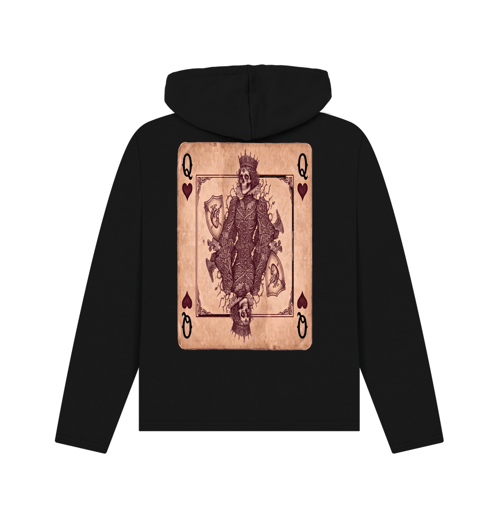 Black Recycled Hoody Back