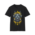 Demonic Oni Helmet T‑Shirt — Japanese Samurai Mask Graphic Tee